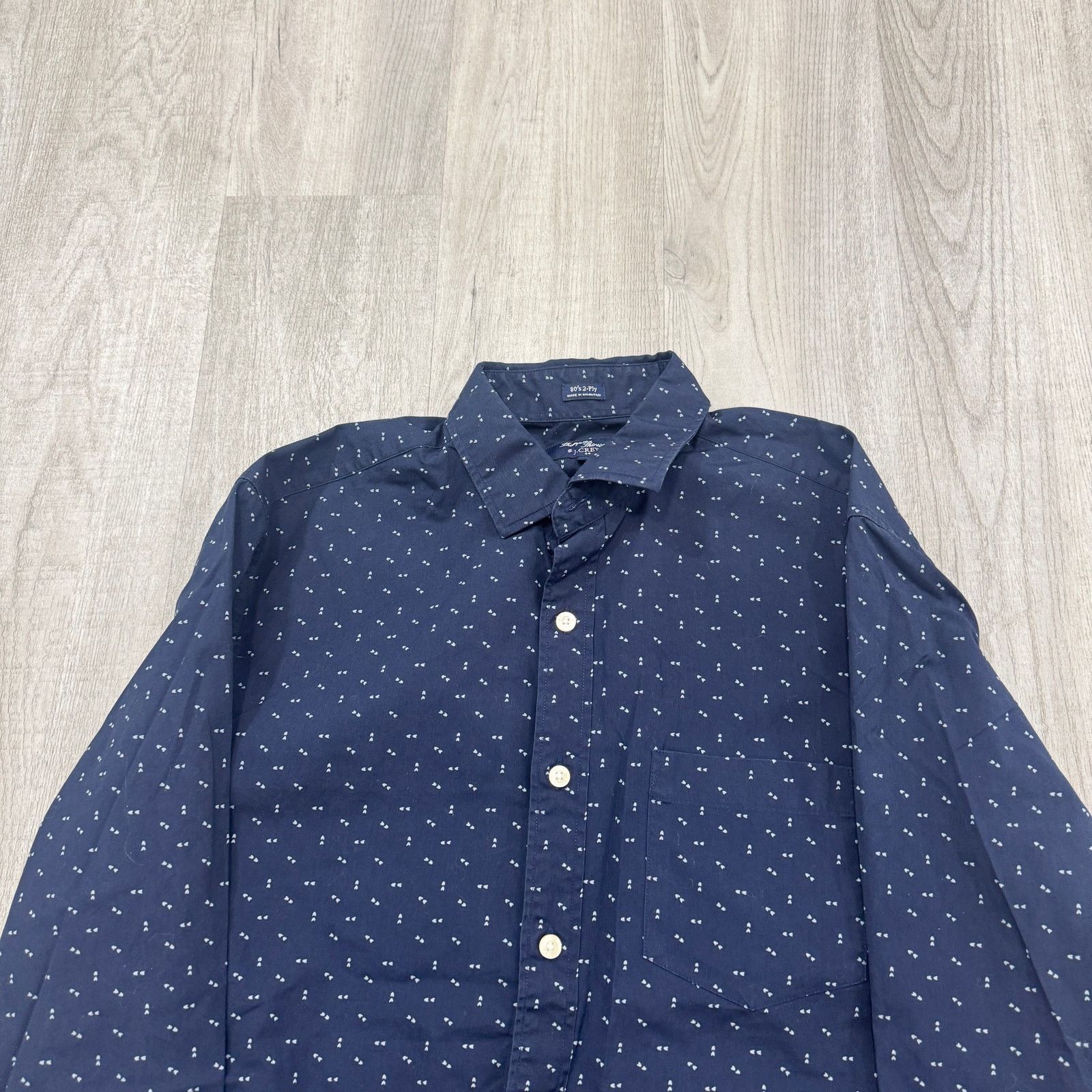 J.Crew Thompson Shirtings by J Crew Shirt Men's Medium 80's 2 Ply Size US M / EU 48-50 / 2 - 1 Thumbnail