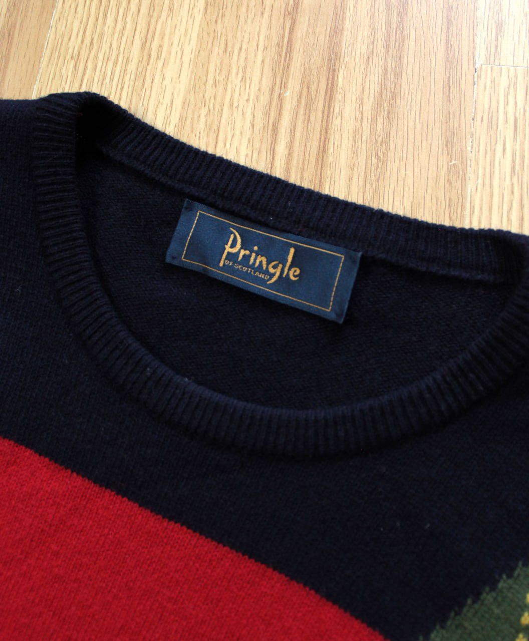 Pringle Of Scotland 🔥 Pringle of Scotland Vintage Golf Wool Knit Sweater Rare Size US L / EU 52-54 / 3 - 3 Thumbnail