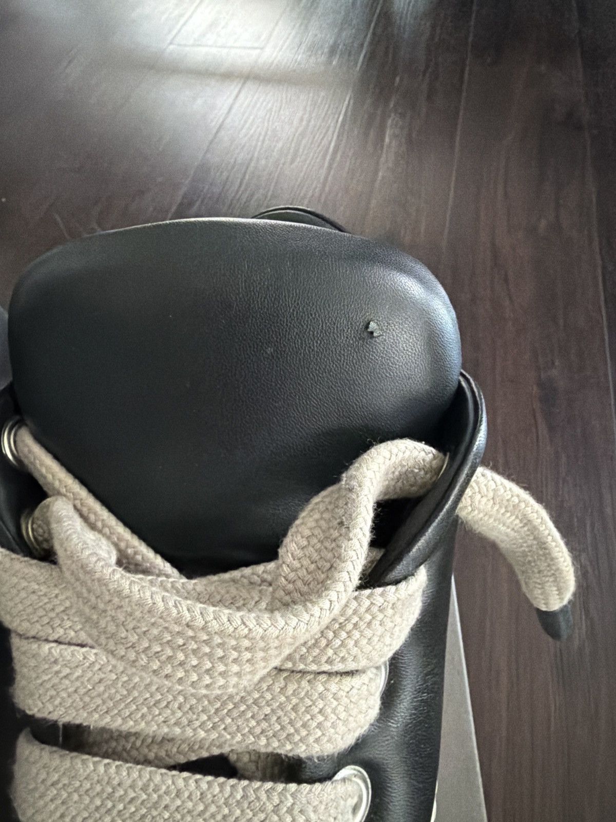 Rick Owens Rick Owens Black Milk Padded Jumbo Low Sneakers Size US 11 / EU 44 - 5 Thumbnail