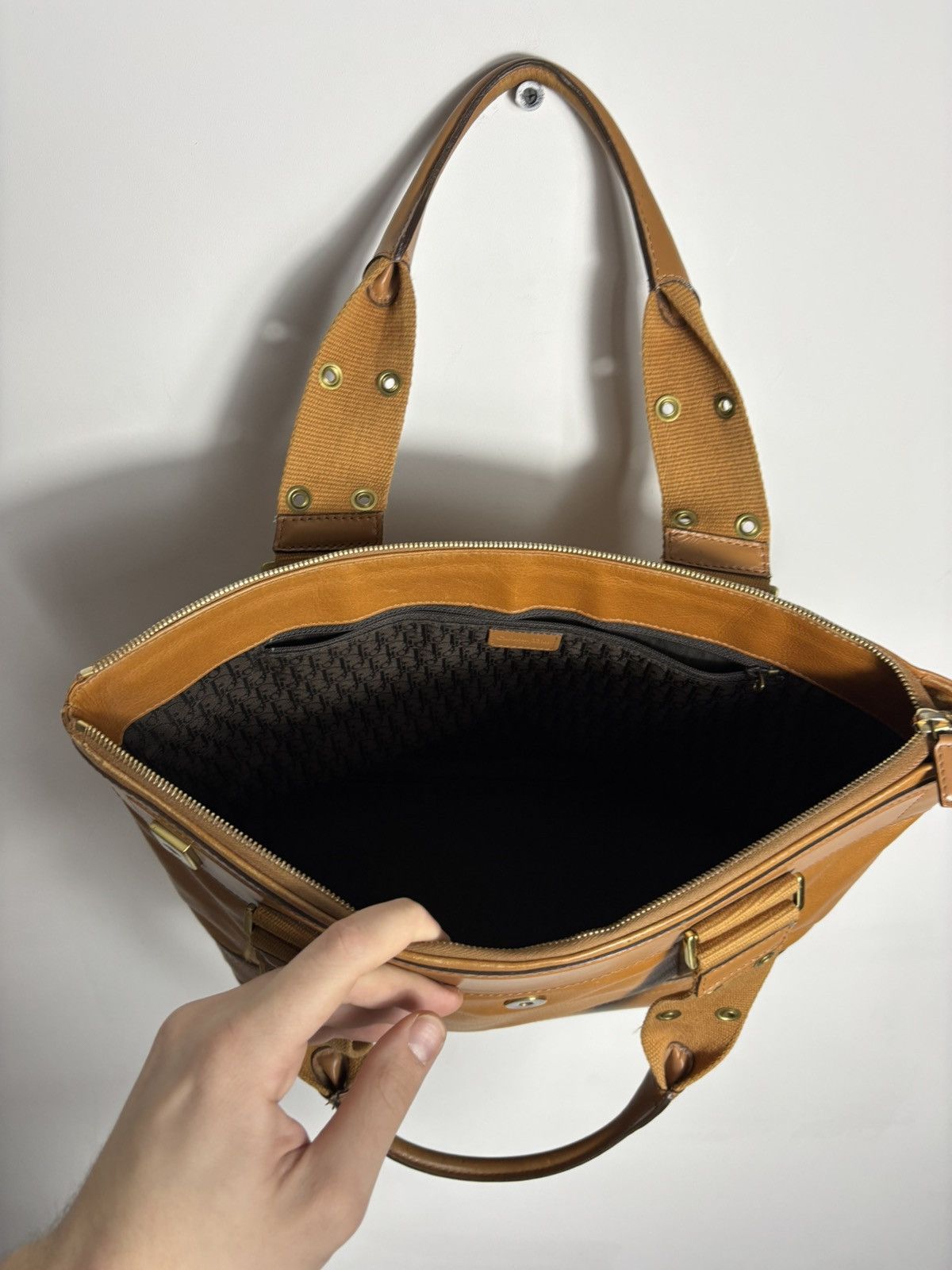 Dior Dior 2002 by John Galliano Tote leather Size ONE SIZE - 3 Thumbnail