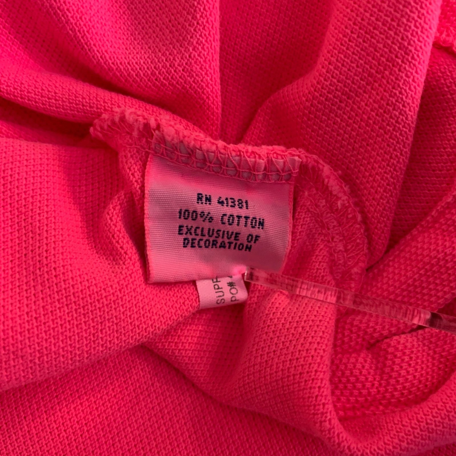 Polo Ralph Lauren POLO by RALPH LAUREN Size XL Pink Neon Pink Cotton Polo Size US XL / EU 56 / 4 - 5 Thumbnail