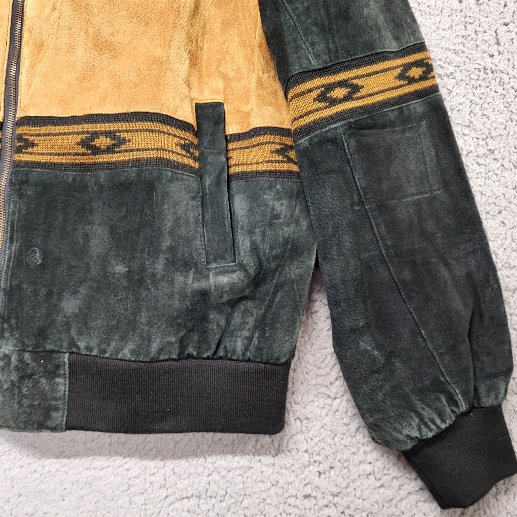 Scully VINTAGE Scully Leather Jacket Men's XL Black Brown Bomber Coat Cowboy Farm Western Leather Jacket for Travel Casual Workwear Mens XL Black Brown Size US XL / EU 56 / 4 - 4 Thumbnail