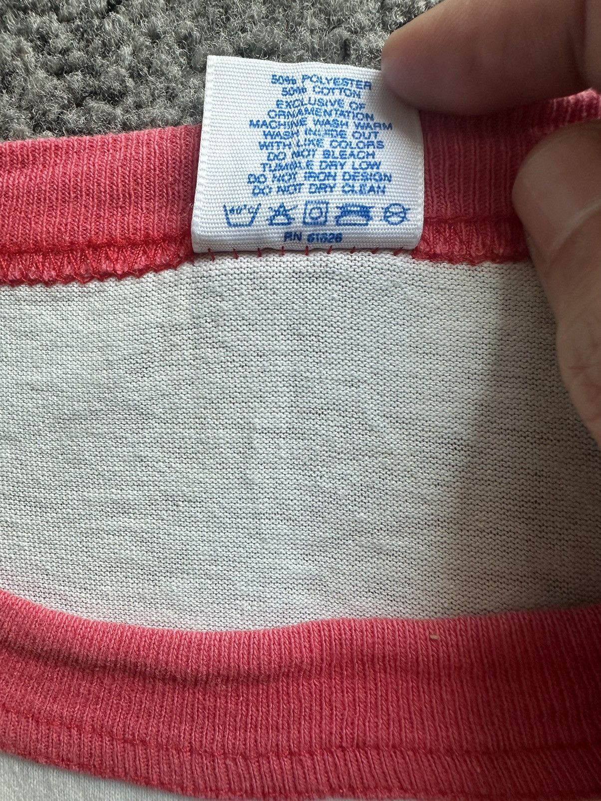 Mickey Mouse × Vintage VINTAGE MICKEY RINGER Size US L / EU 52-54 / 3 - 4 Thumbnail