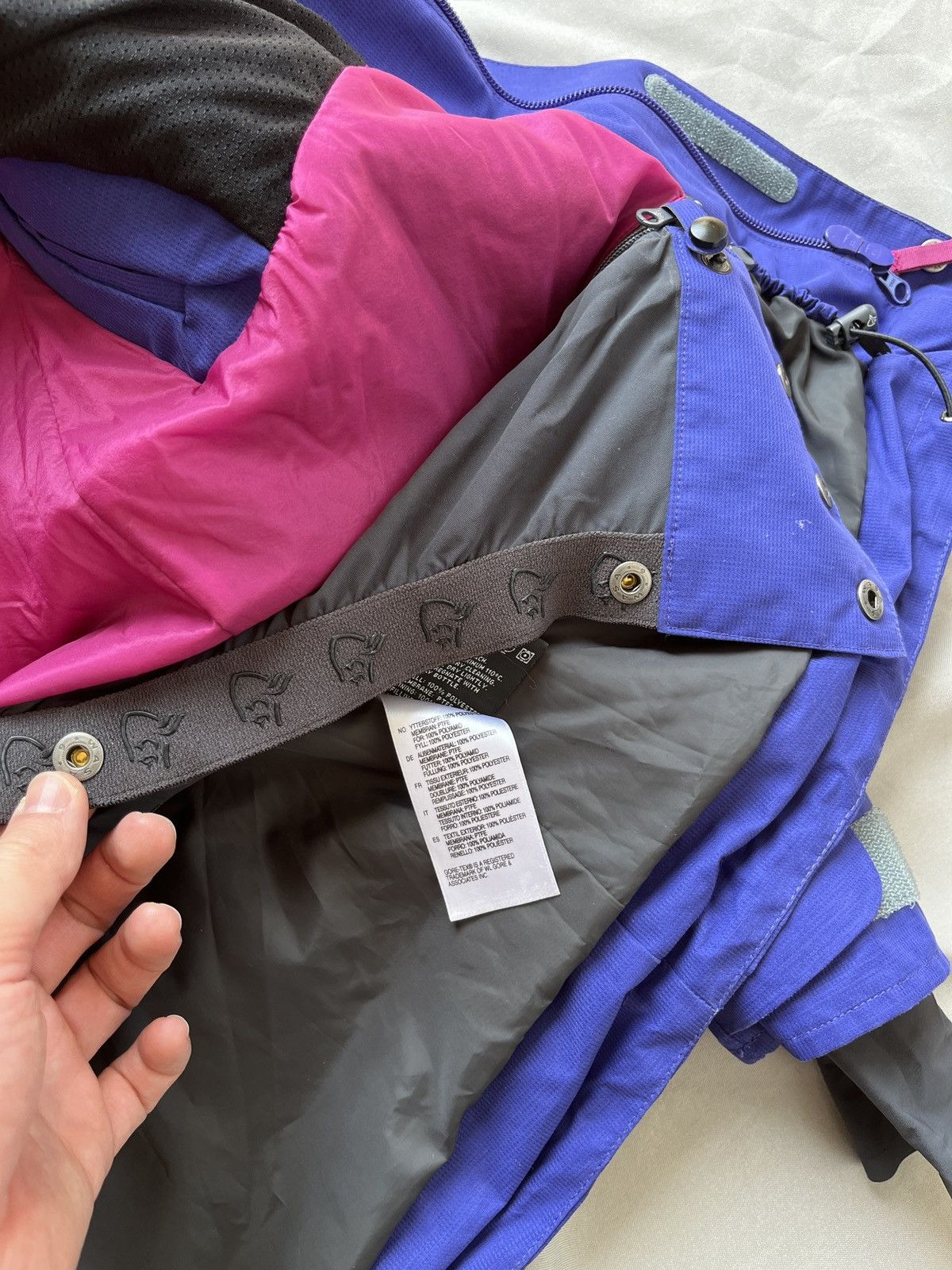 Norrona Norrona Roldal Gore-Tex Ski Outdoor Jacket Purple Size L / US 10 / IT 46 - 15 Thumbnail