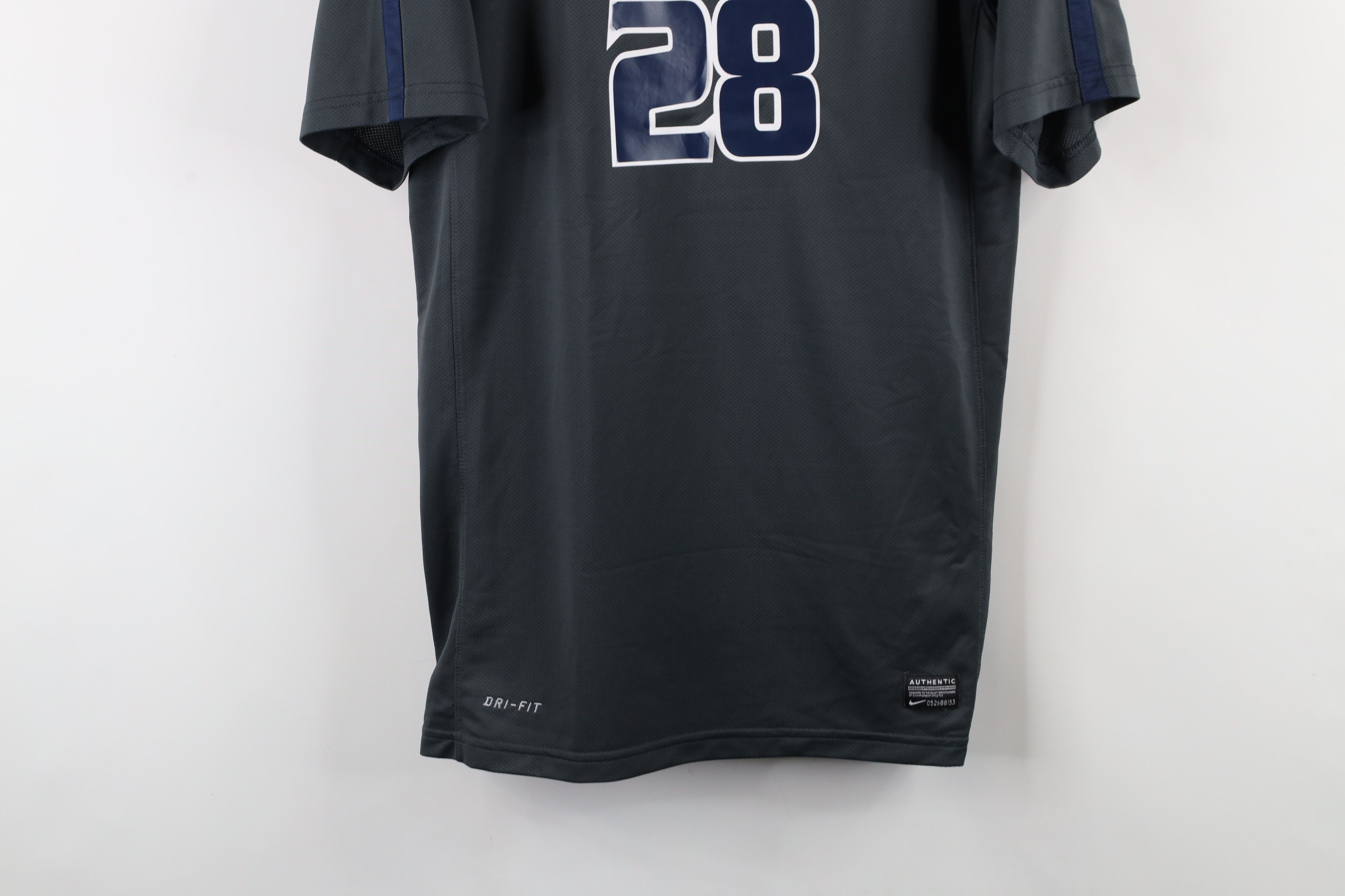 Nike × Vintage Nike Game Worn University of Toledo Soccer Jersey Gray #28 Size US S / EU 44-46 / 1 - 3 Thumbnail