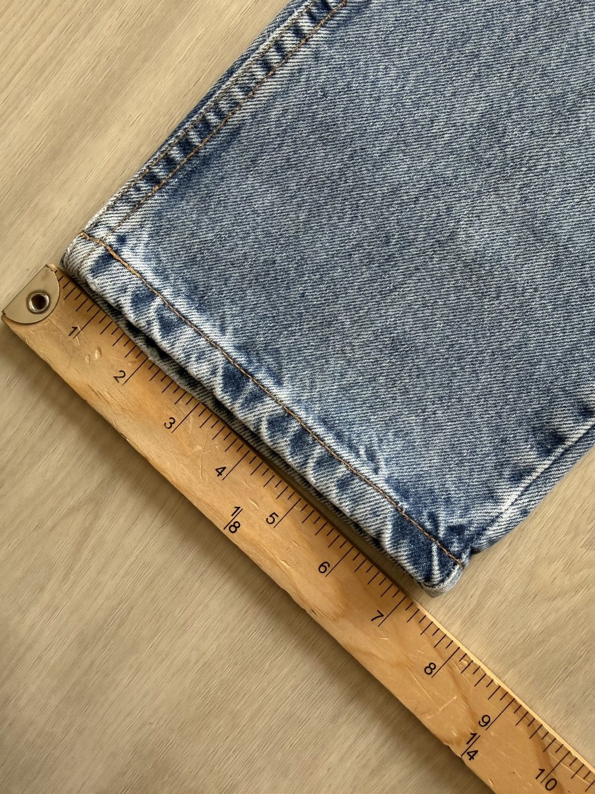 Levi's Vintage 90s Levis 550 Husky Orange Tab 29x25 *28x25 Size US 29 - 4 Thumbnail