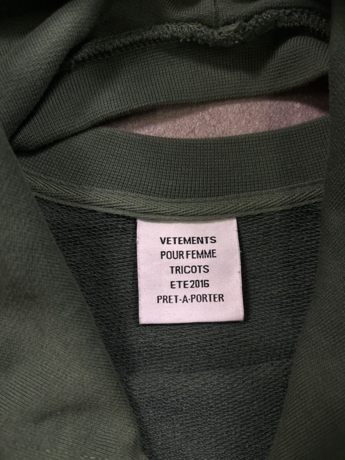 Champion × Vetements Vetements x Champion Polizei Reversible Cropped Hoodie SS16 Size US M / EU 48-50 / 2 - 8 Thumbnail