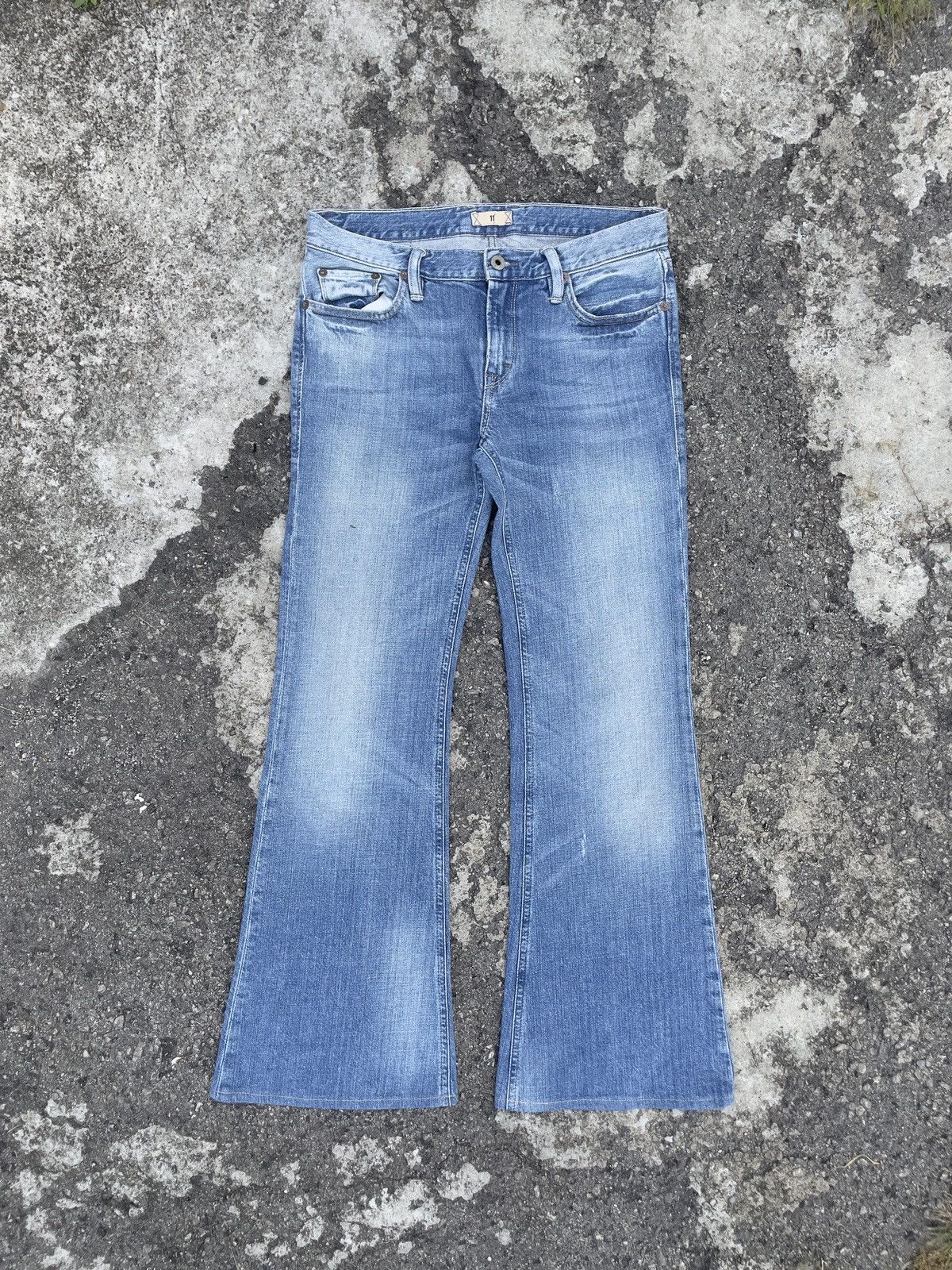 RRL Ralph Lauren Polo Ralph Lauren Distressed Flare Jeans Bootcut Size US 31 - 1 Thumbnail