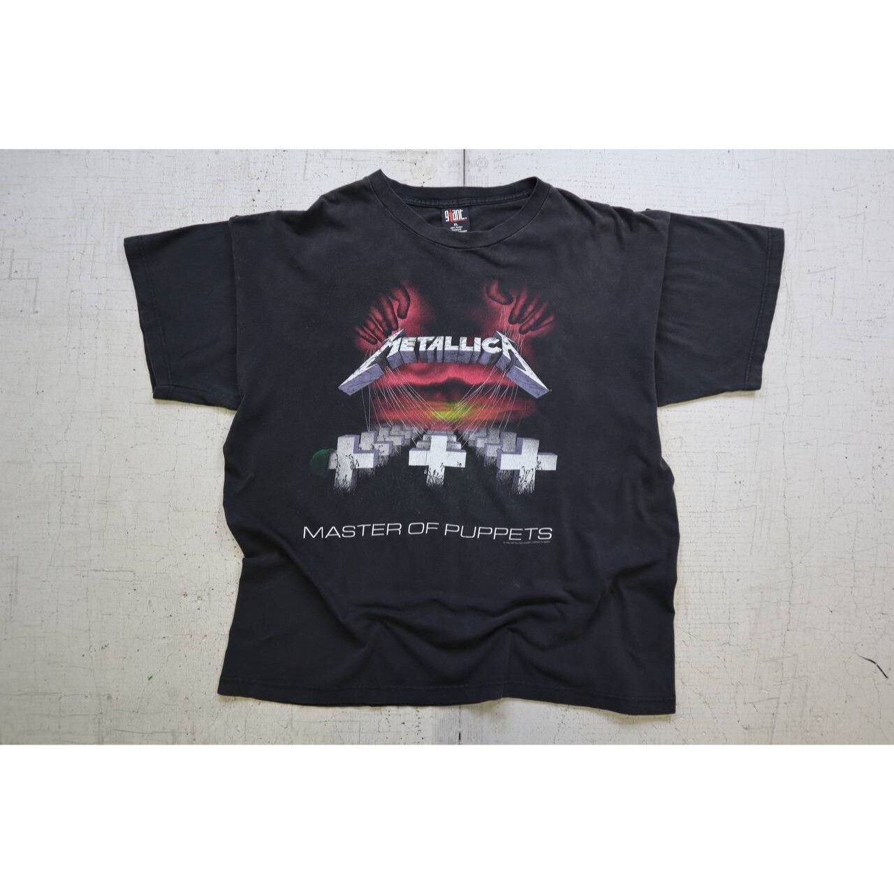 Giant Vintage 90s Metallica Master Of Puppets 1994 Giant Tag Size US XL / EU 56 / 4 - 10 Thumbnail