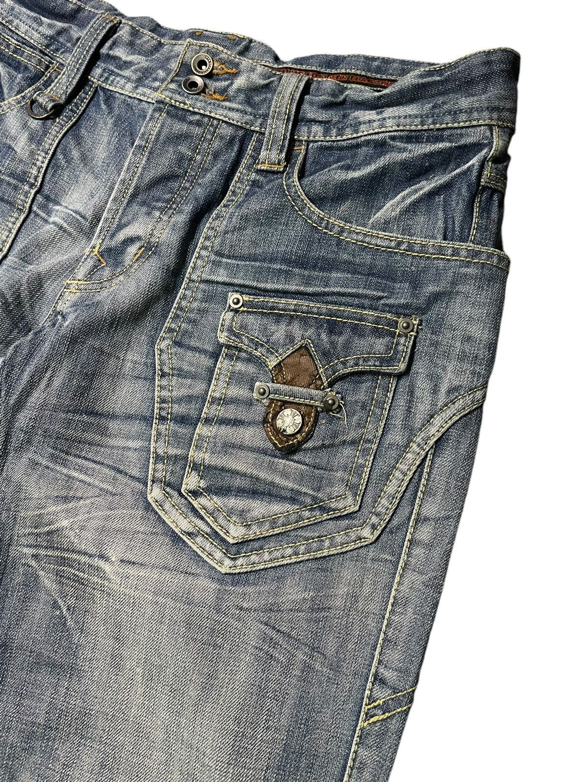 Tornado Mart Flare Jeans Nicole Club Clawmark Denim Bootcut Size US 32 / EU 48 - 5 Thumbnail
