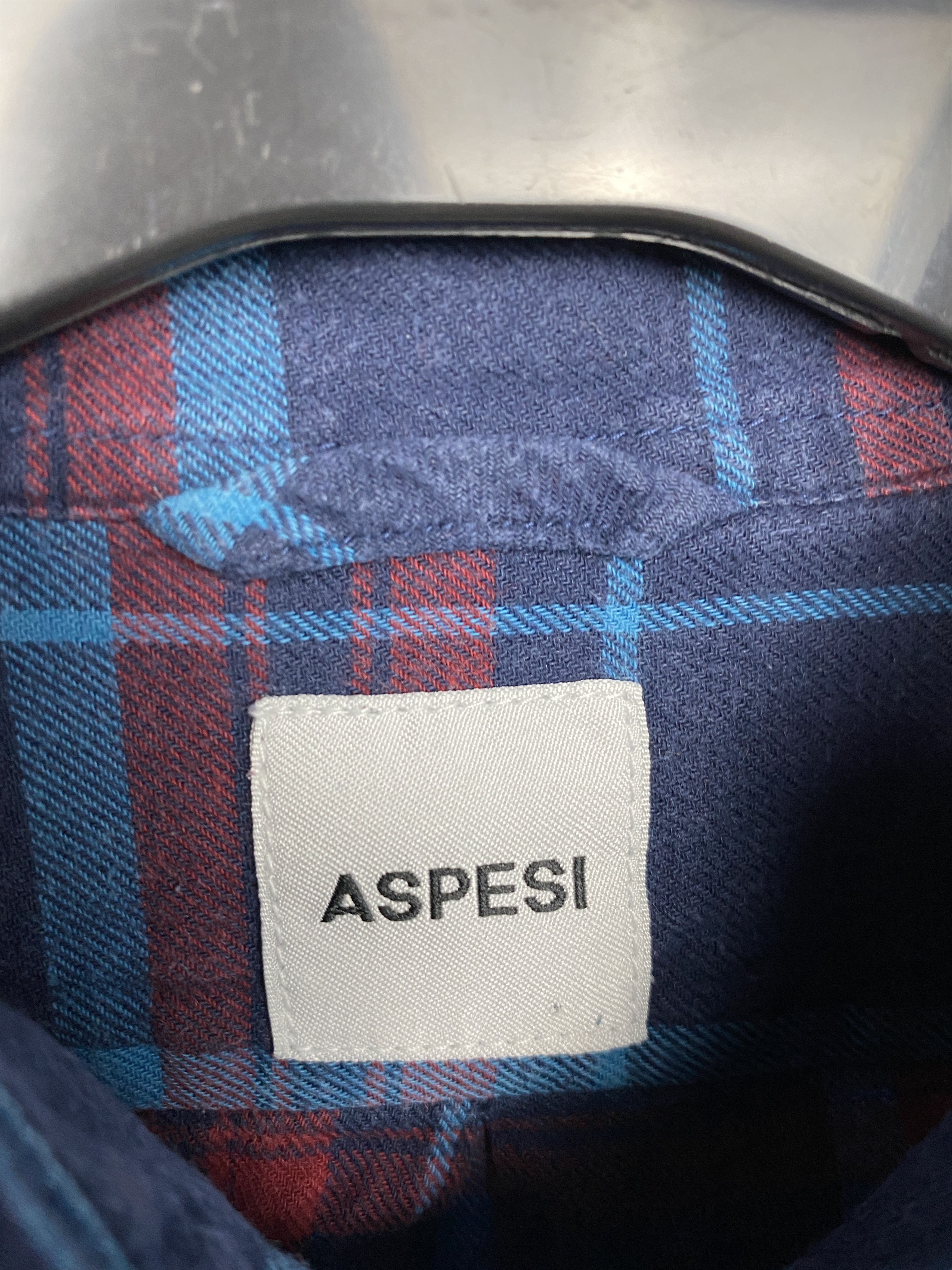 Aspesi Aspesi Vintage Mens Plaid Long Sleeve Flannel Shirt Size US S / EU 44-46 / 1 - 3 Thumbnail