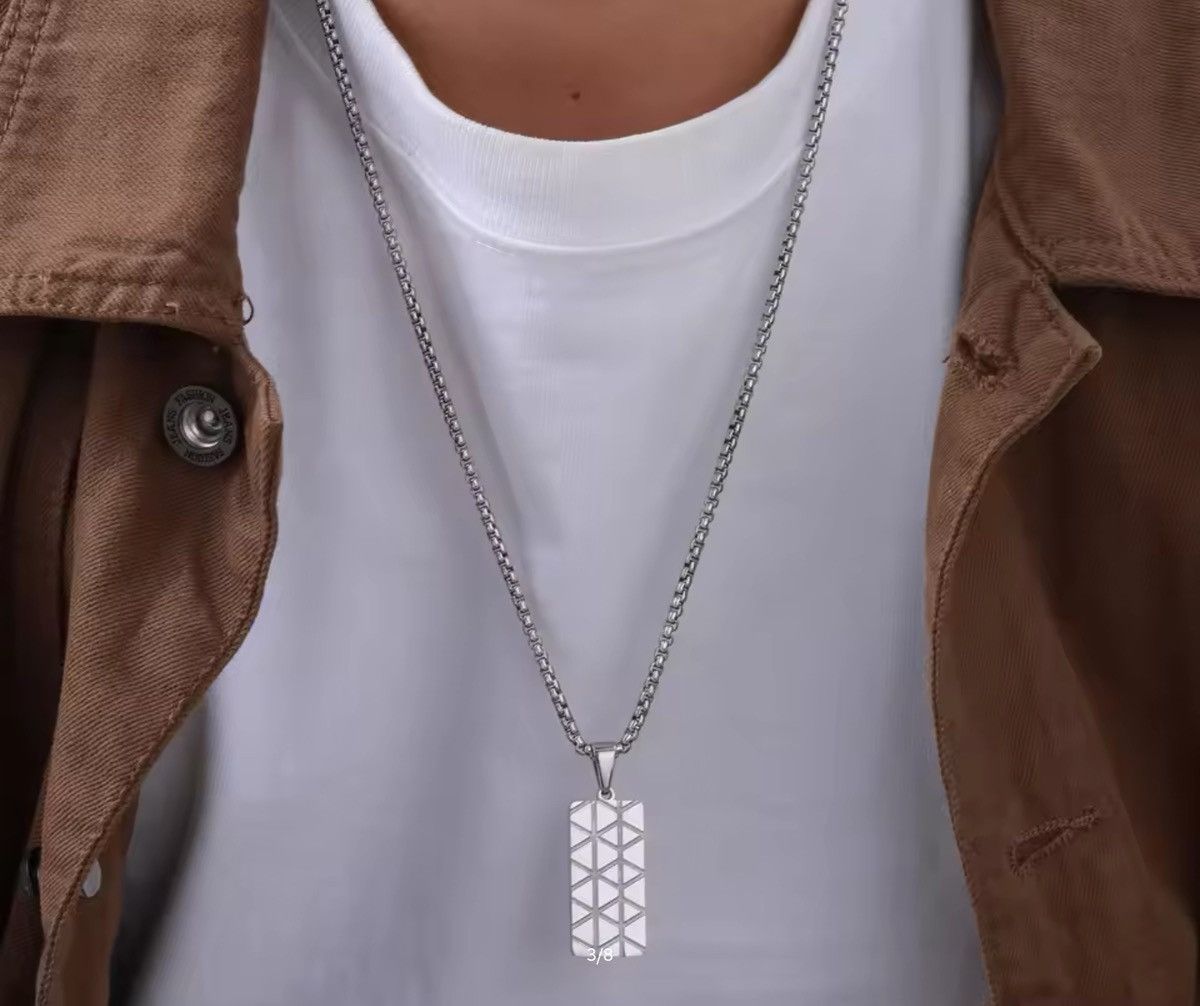 Jewelry × Vintage Surface Geometric Patterns Necklaces Size ONE SIZE - 1 Thumbnail