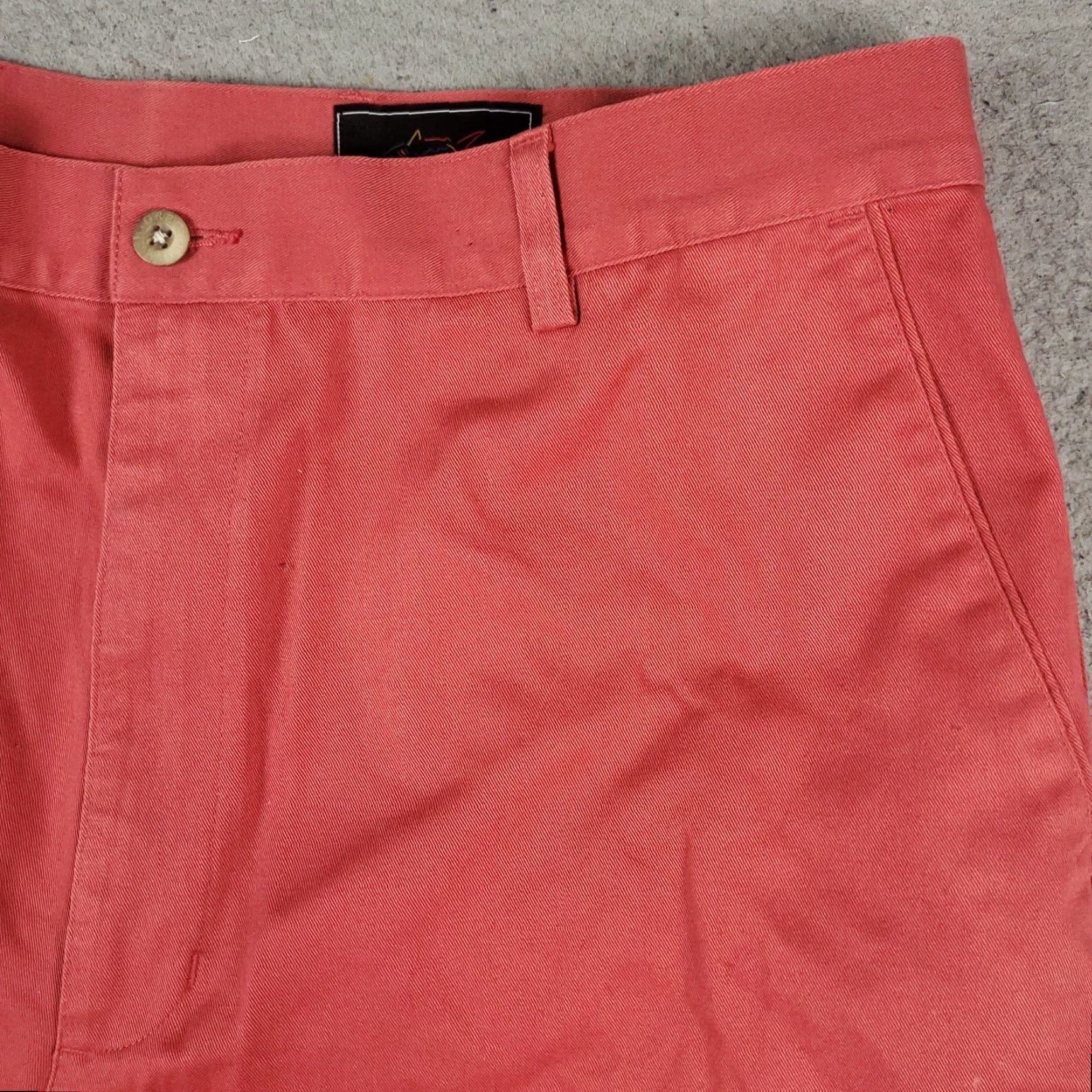 Vintage VINTAGE Greg Norman Mens Shorts Size 36 Red Chino Casual Golf Flat Front Cotton Size US 36 / EU 52 - 3 Thumbnail
