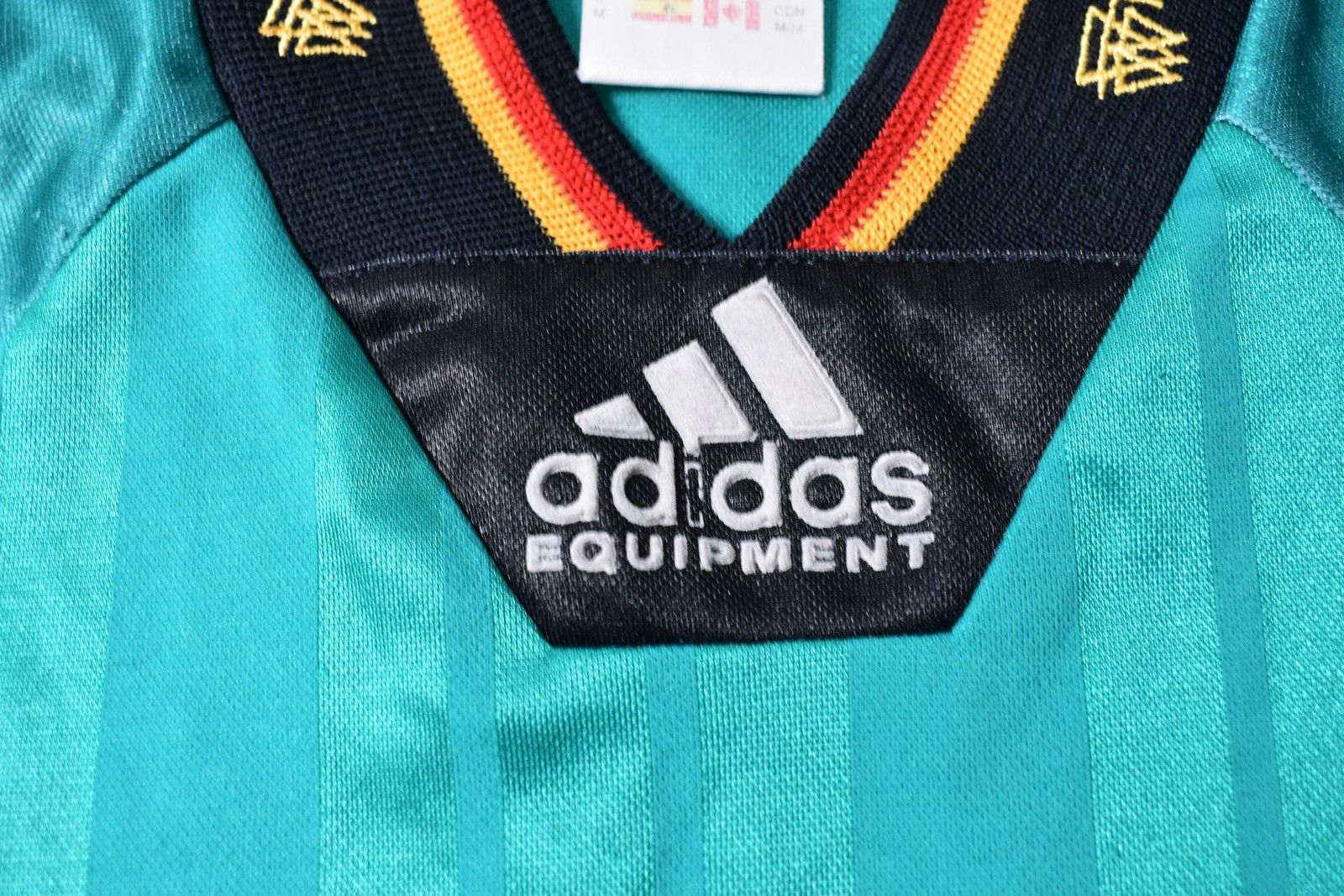 Adidas 1992-94 adidas Germany Away Shirt (SIZE M adults) Size US M / EU 48-50 / 2 - 7 Thumbnail