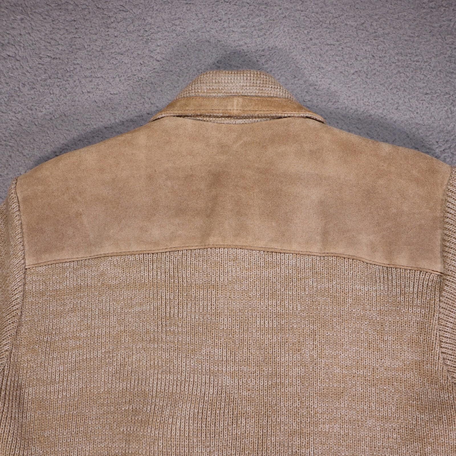 Other Alan Stuart Jacket split leather suede zip beige men xl vtg Size US XL / EU 56 / 4 - 9 Thumbnail