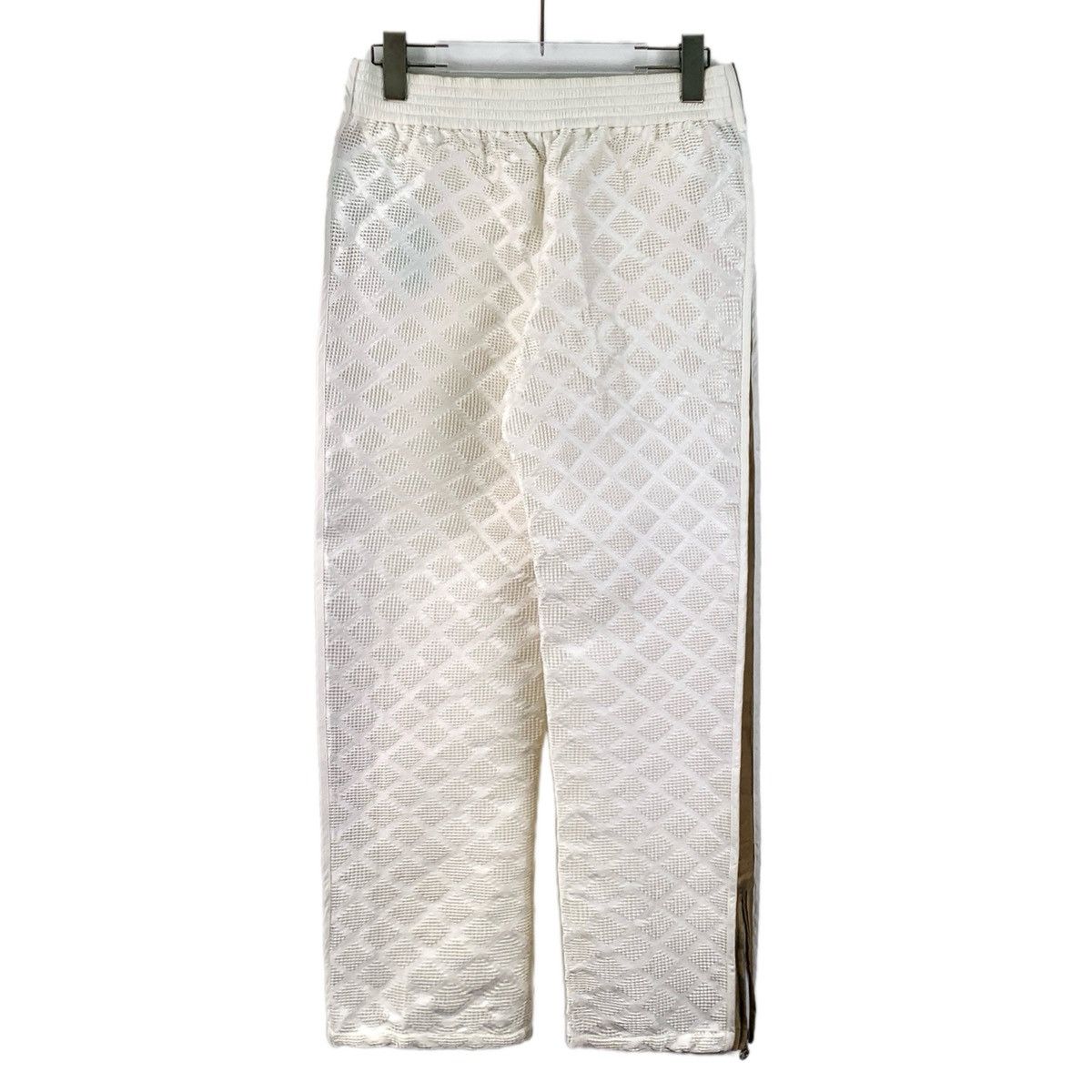 Chanel Chanel Diamond Check Zipper Design Casual Sports Pants K26WX Size 26" / US 2 / IT 38 - 2 Thumbnail