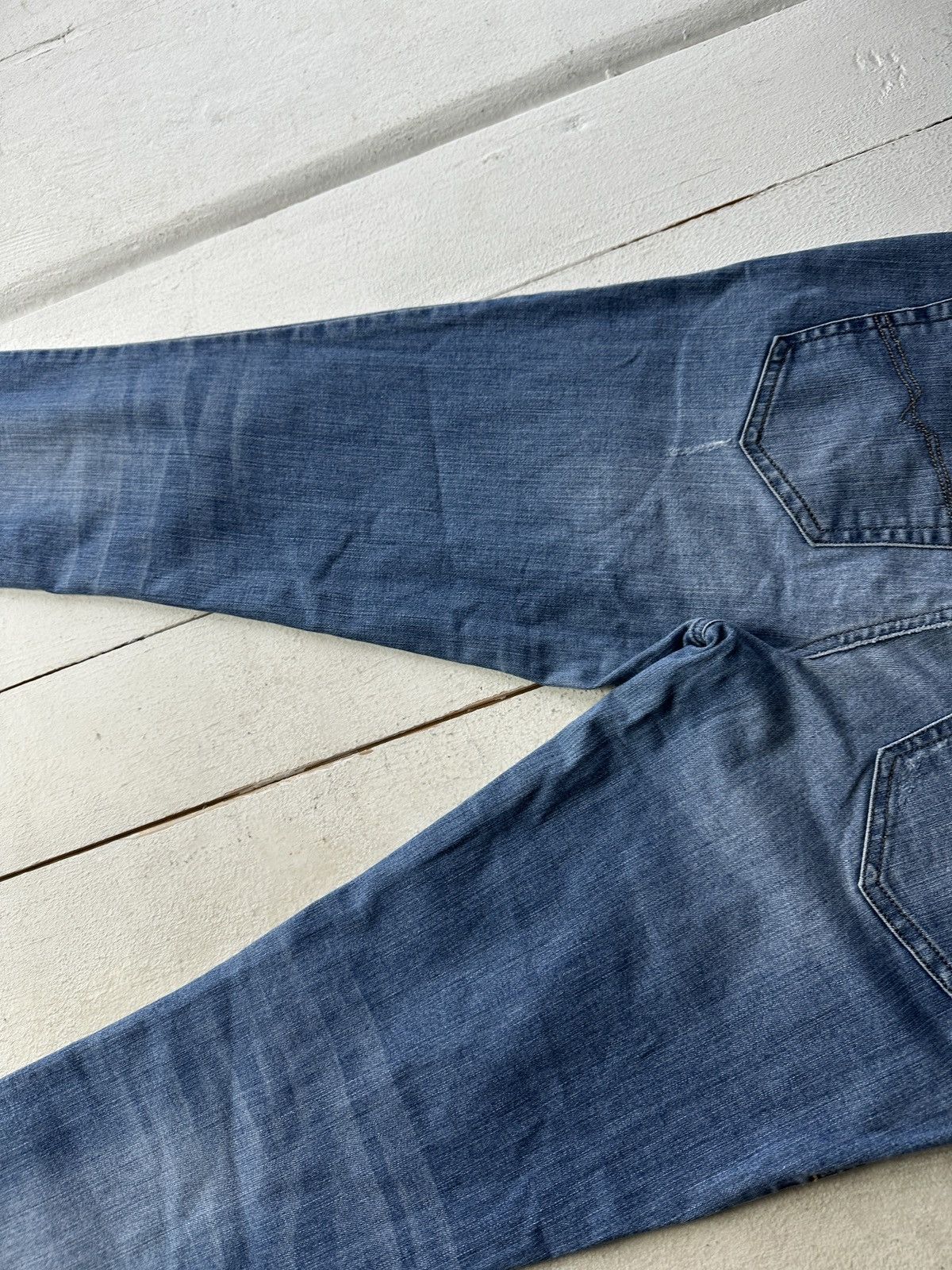 Diesel 🚨 DIESEL AVANT GARDE GOTHIC WOMEN JEANS LOGO IFSIXWASNINE Size 30" / US 8 / IT 44 - 9 Thumbnail
