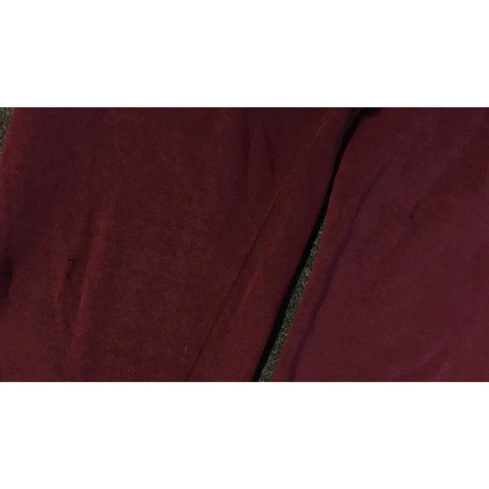 Thrasher VINTAGE Sweatpants XL Red USA Track Military 70s 80s 90s Grunge PFU Punk Distressed Gusset Thrashed Bands: PE Fitness Sports Activewear Mens Pants Size US 36 / EU 52 - 4 Thumbnail