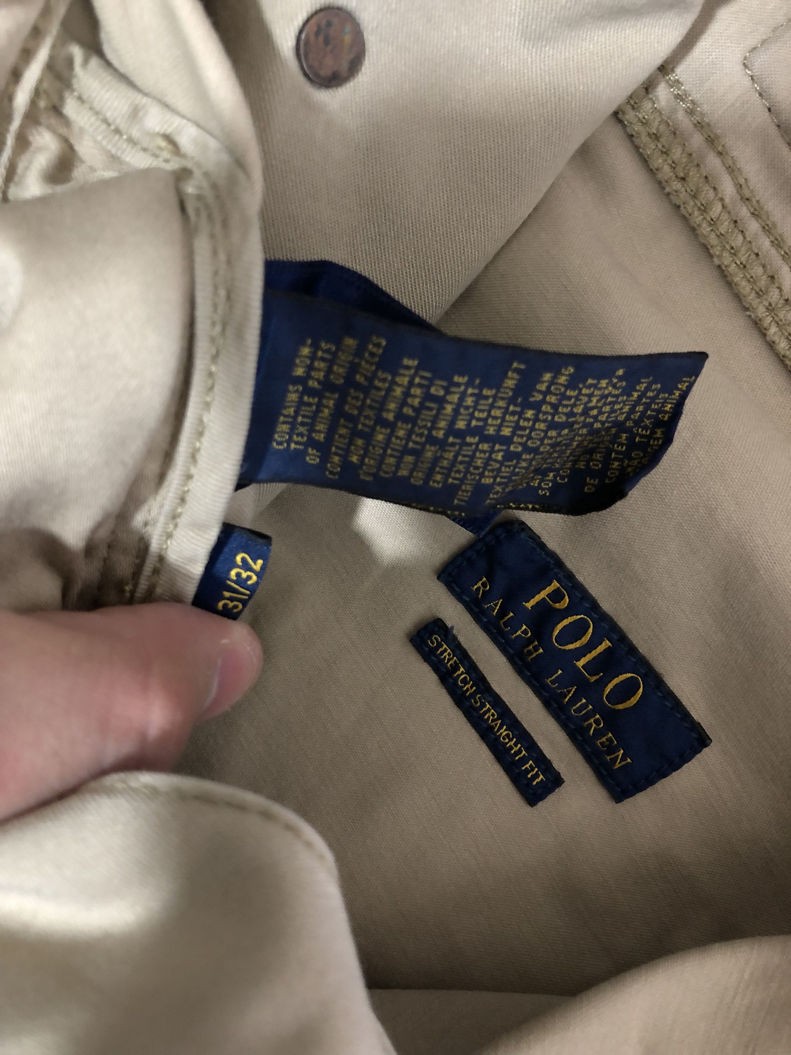 Polo Ralph Lauren Polo Ralph Lauren Chino Pants Stretch Straight Fit 31x32 Size US 31 - 9 Thumbnail