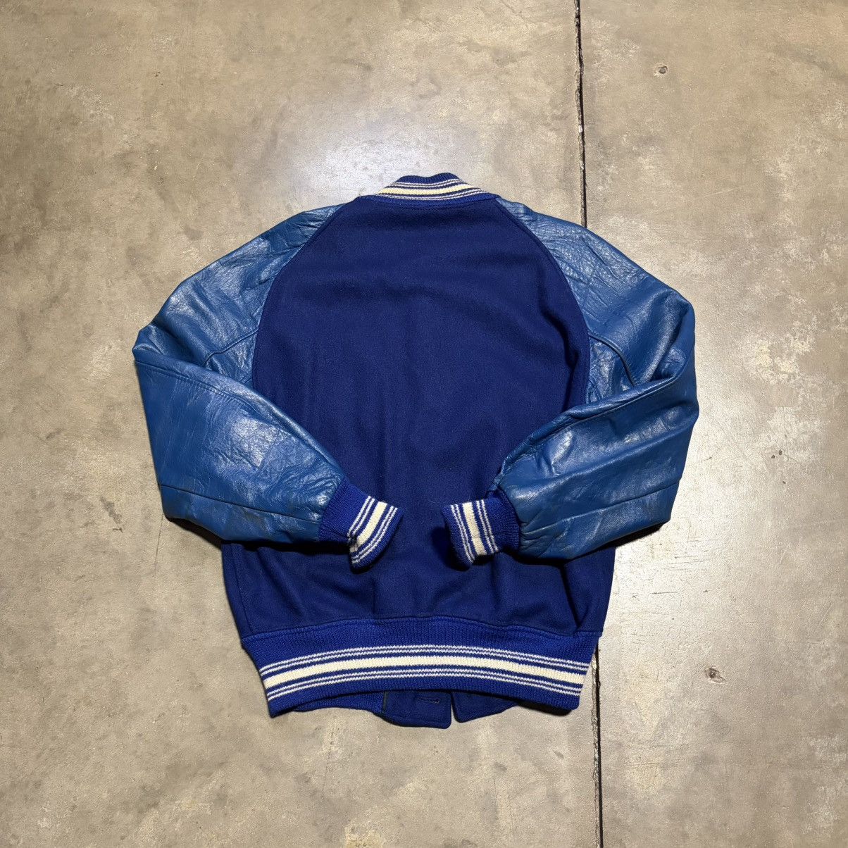 Vintage Vintage 50s Butwin Varsity Letterman Jacket Leather Bomber Size US M / EU 48-50 / 2 - 7 Thumbnail
