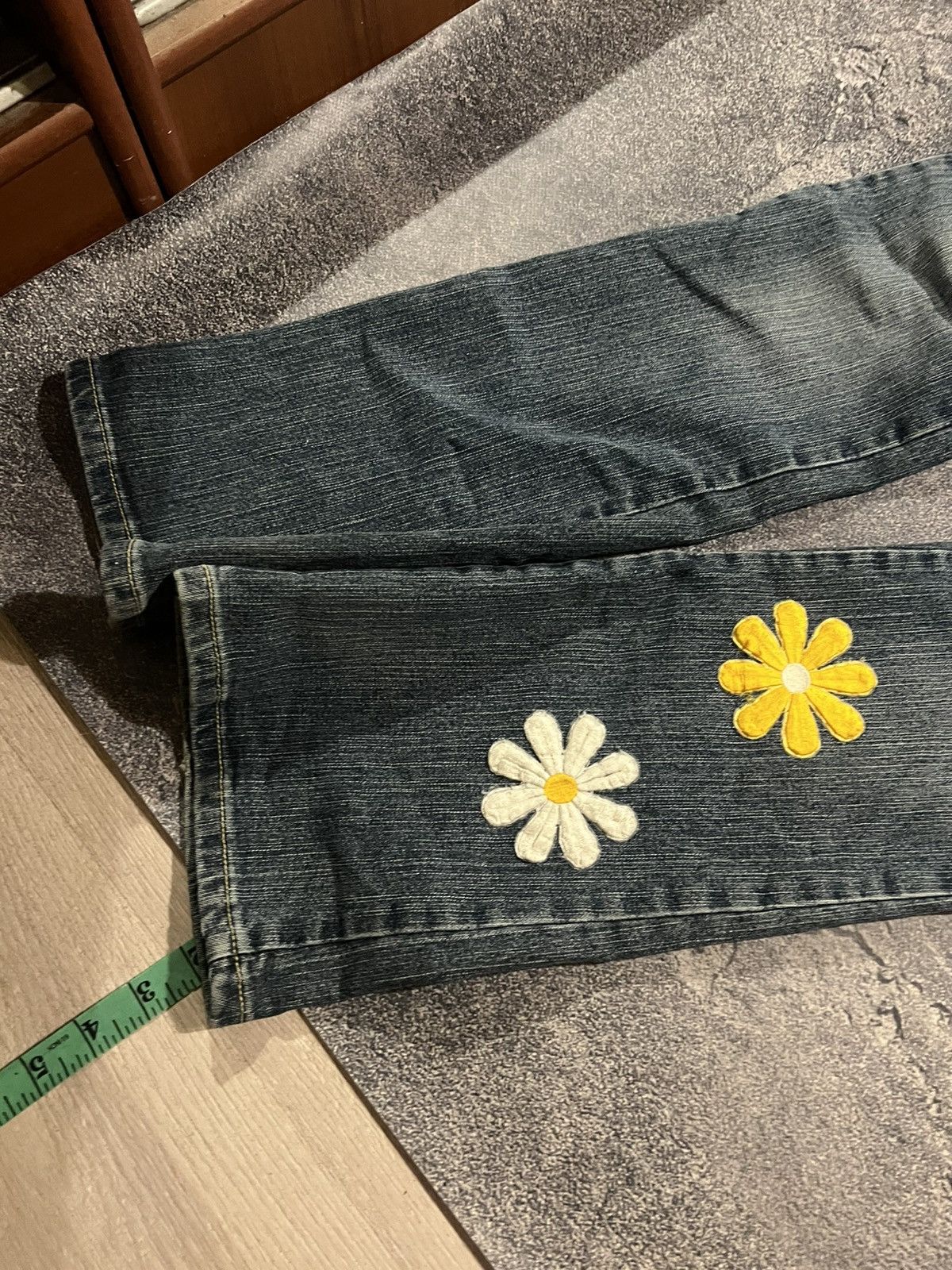 Vintage Distressed Flared Glamour Jeans / Archive Number Nine Style Size US 28 / EU 44 - 5 Thumbnail