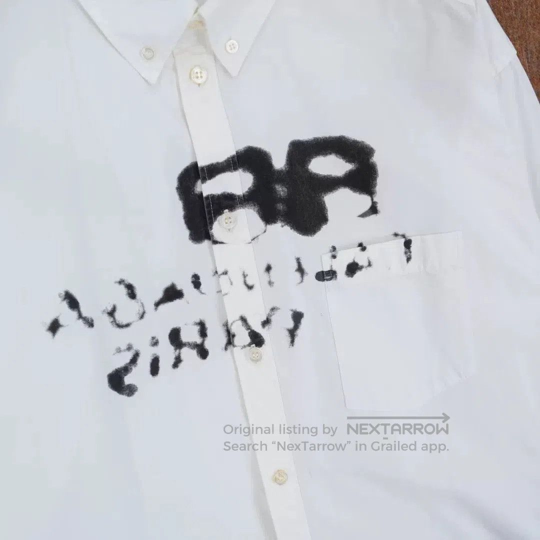 Balenciaga Balenciaga White Ink Letter Shirt. Size US M / EU 48-50 / 2 - 4 Thumbnail