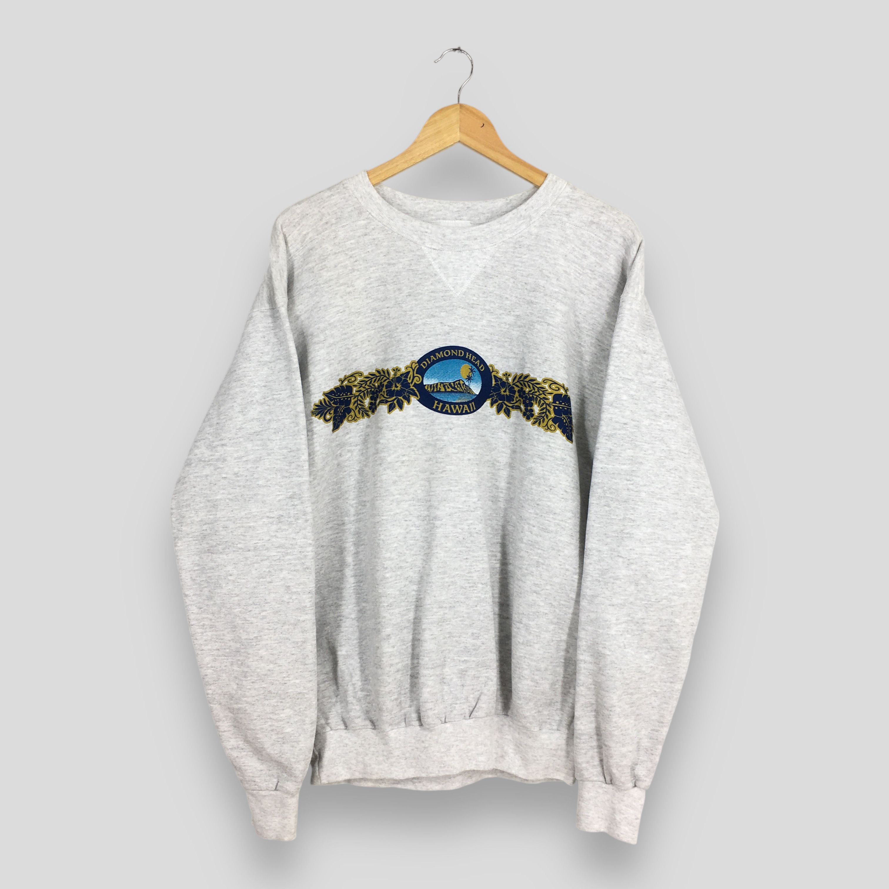Diamond Head × Tultex Vintage Diamond Head Hawaii Gray Sweatshirt Small Size US S / EU 44-46 / 1 - 1 Thumbnail