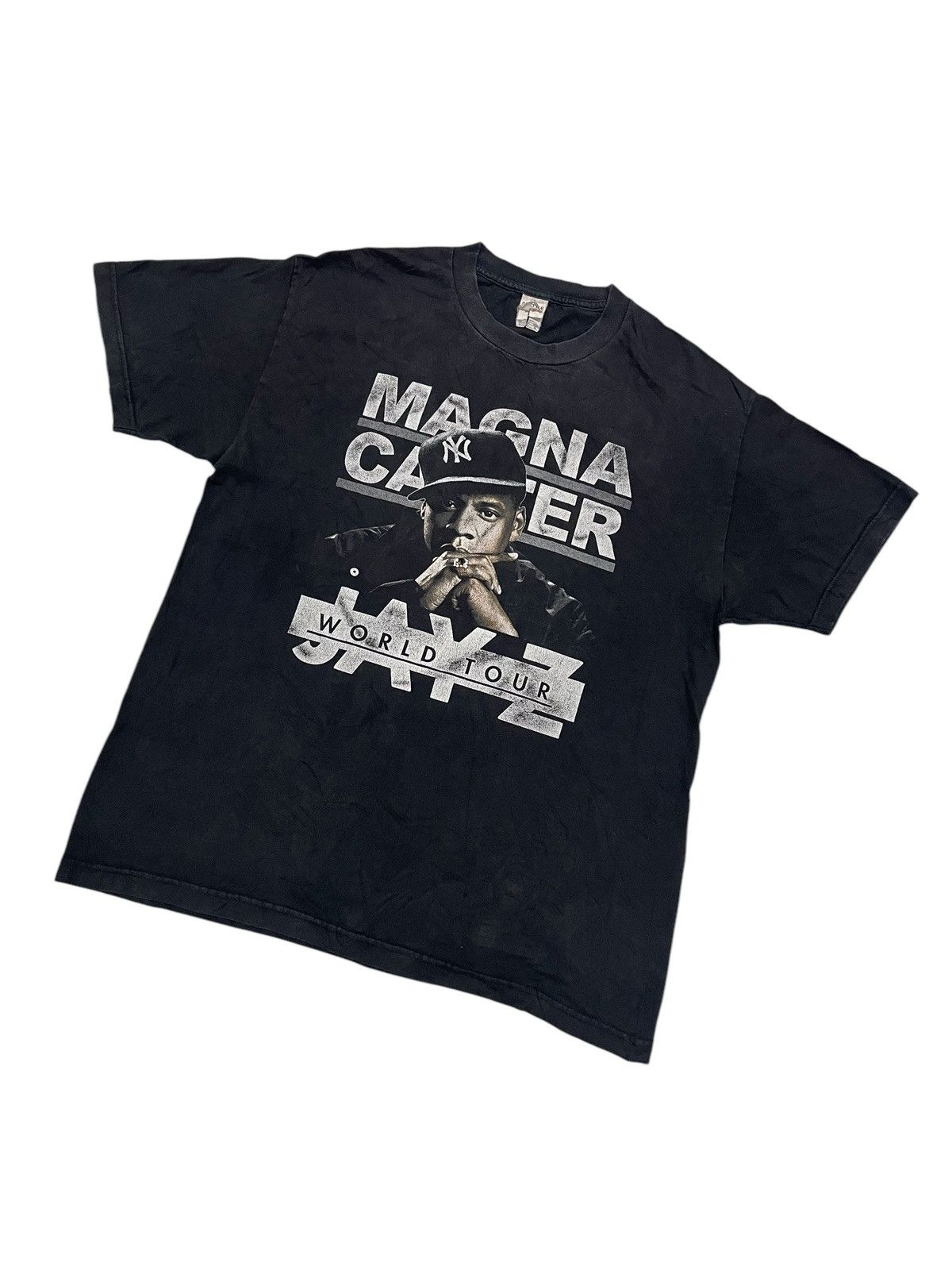 Band Tees × Rap Tees × Vintage Vintage Y2K JAY Z WorldTour Magna Carter T-shirt Size US L / EU 52-54 / 3 - 8 Thumbnail