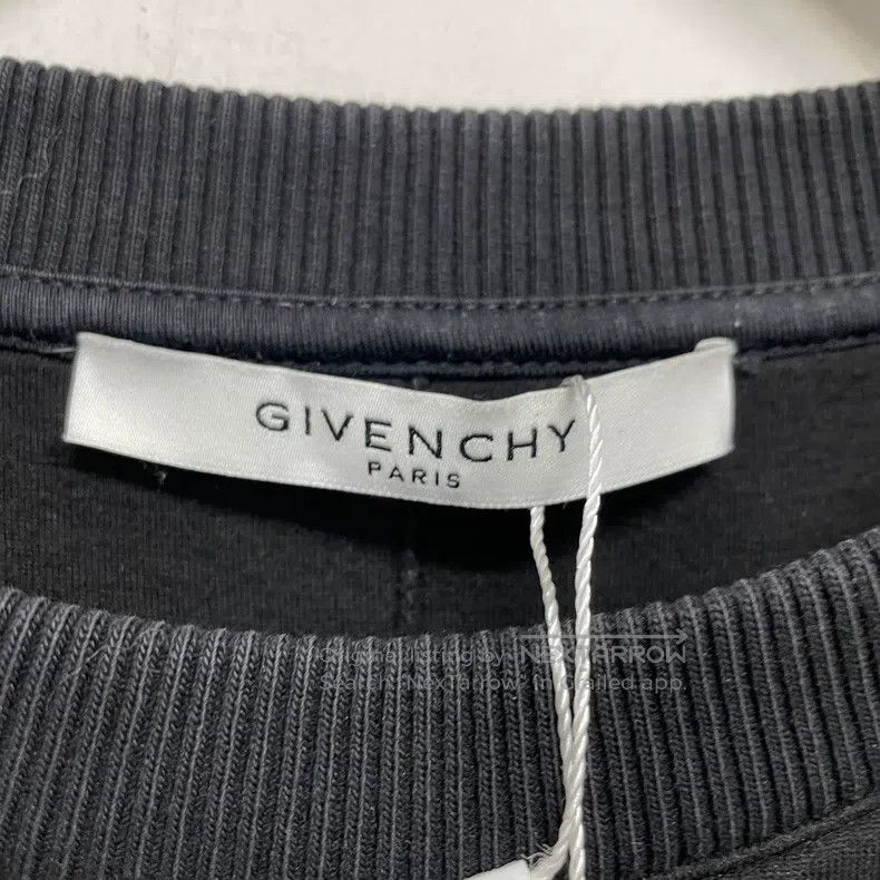 Givenchy Givenchy Space Filling Cotton Sweatshirt in Black Size US L / EU 52-54 / 3 - 2 Thumbnail