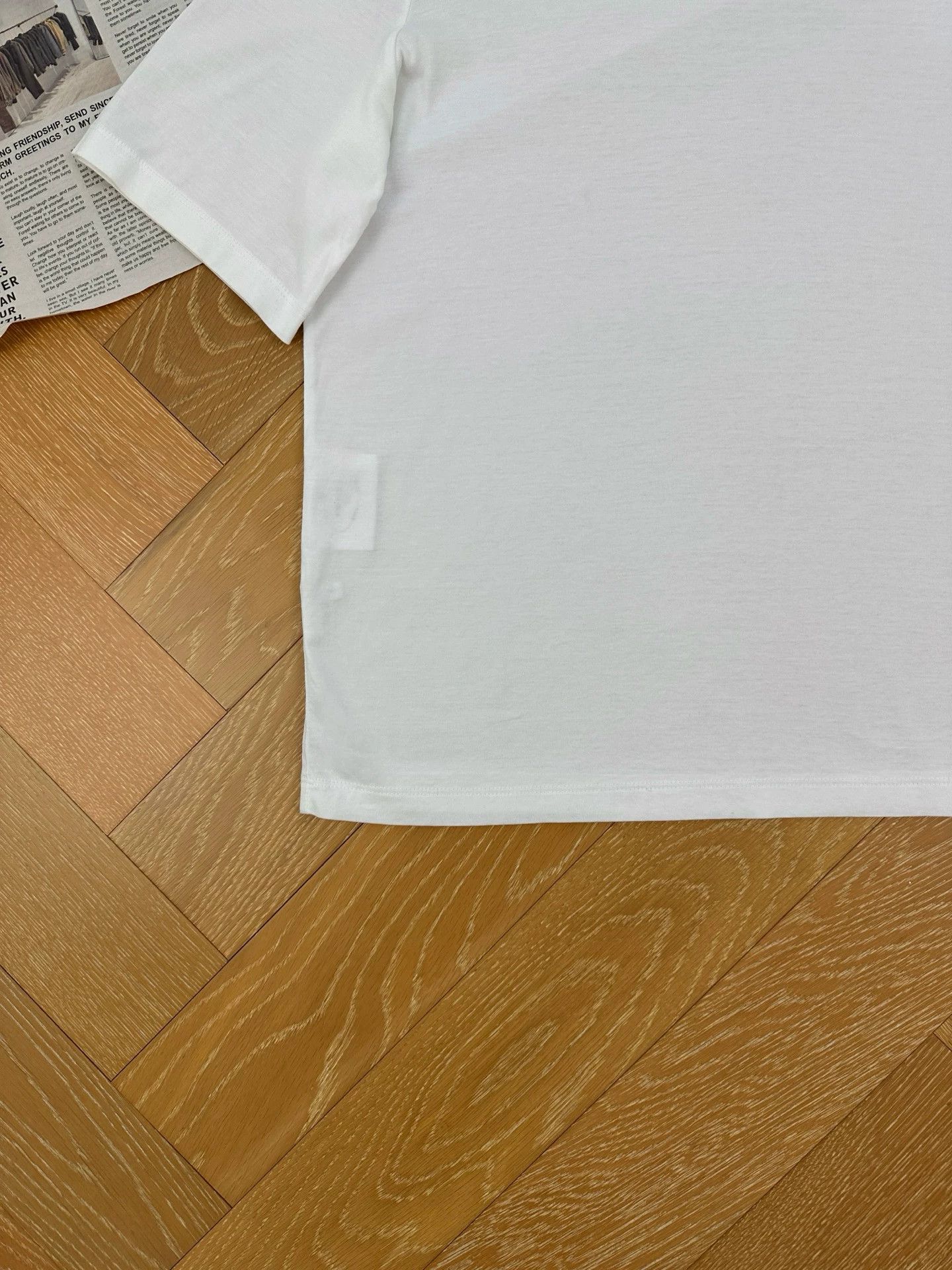 Prada PRADA triangle logo pocket s/s unisex white tee Size M / US 6-8 / IT 42-44 - 4 Thumbnail