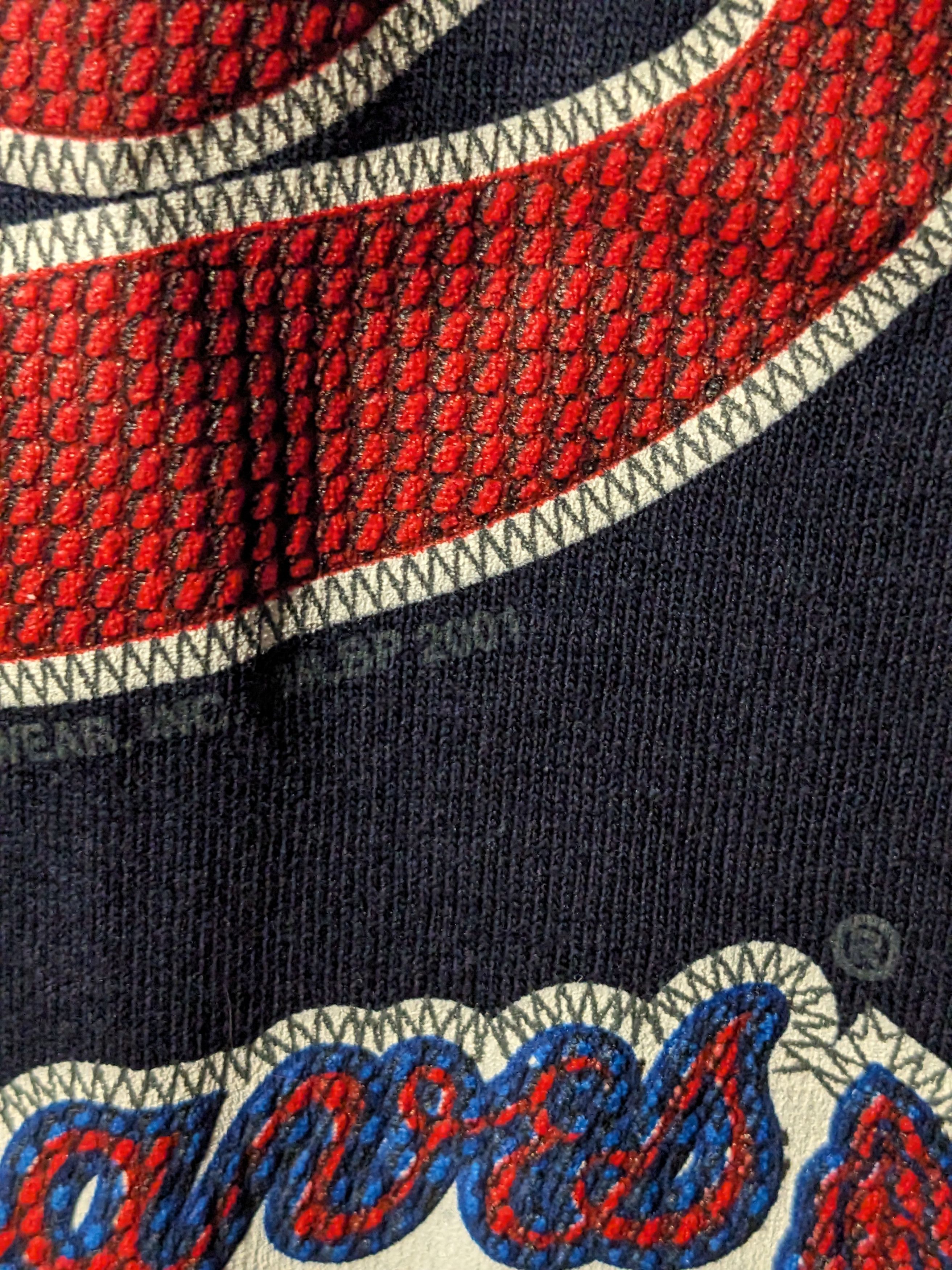 MLB × Vintage Vintage 2001 Atlanta Braves Lee Sport Blue Medium T-Shirt Size US M / EU 48-50 / 2 - 3 Thumbnail