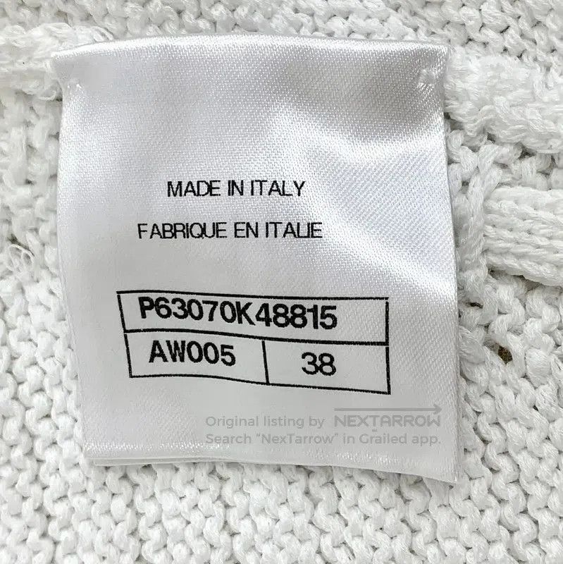 Chanel Chanel White Knitted Pullover Sweater . Size S / US 4 / IT 40 - 7 Thumbnail