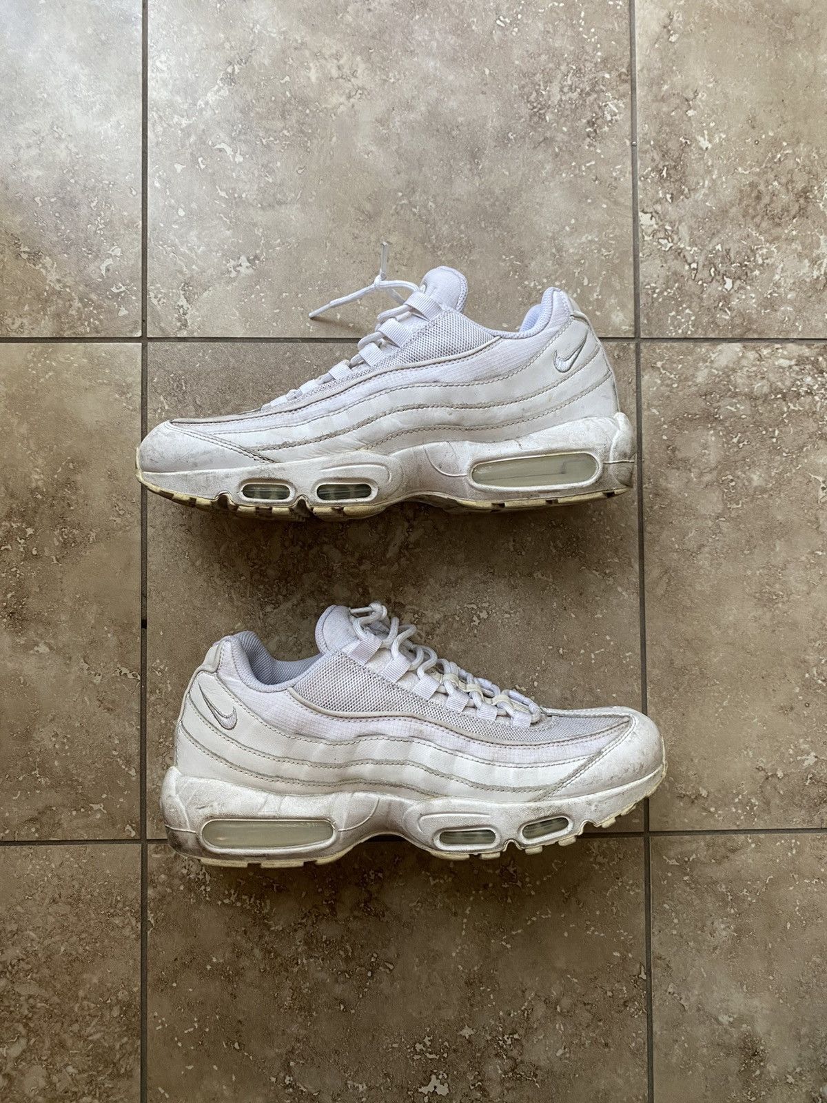 Nike Air Max 95 コムデギャルソン US10.5 Comme des Garcons × Nike Air Max 95 White | Grailed