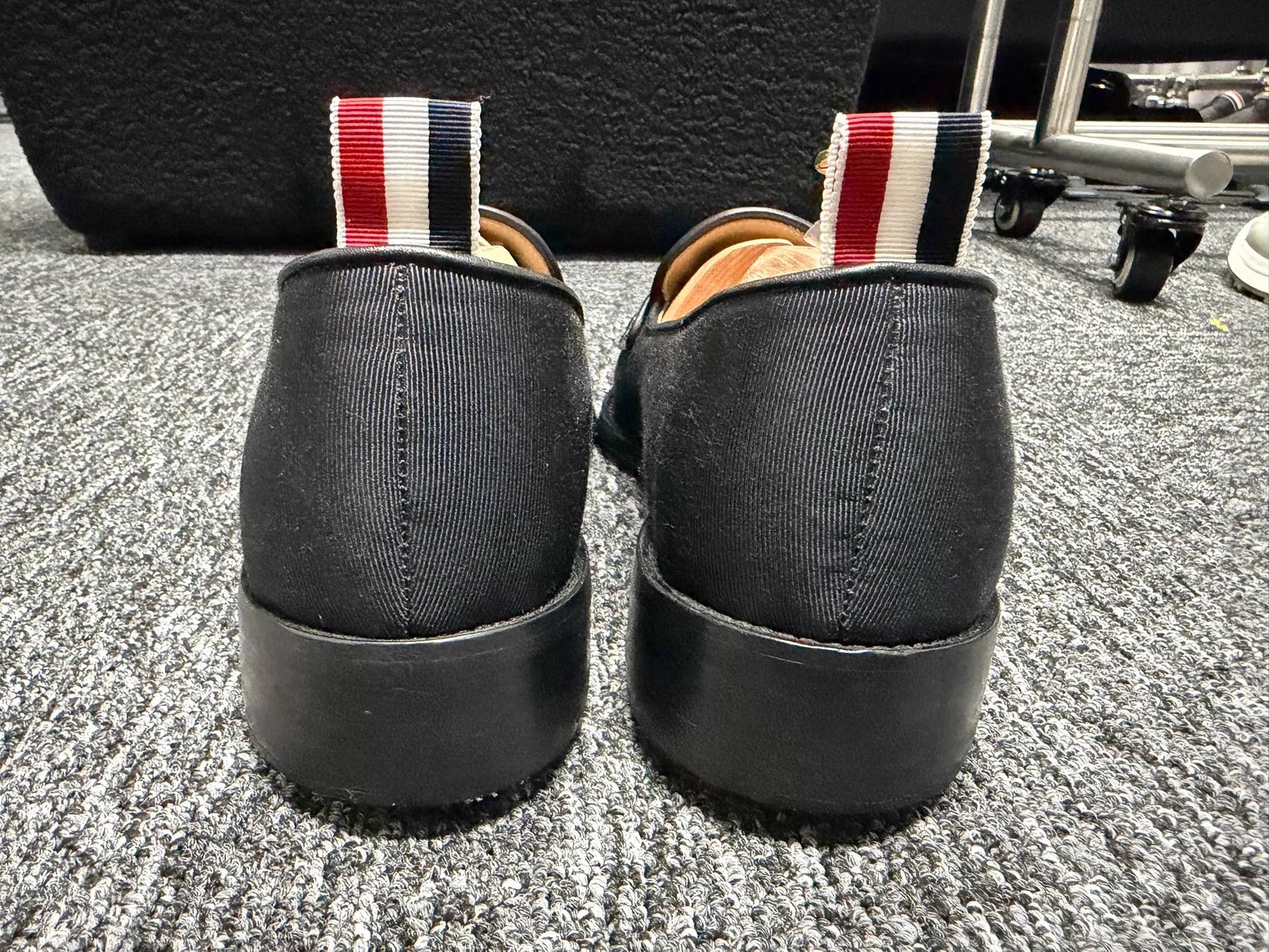Thom Browne Thom Browne Men's Black Leather Loafer Slip-On US8 Size US 8 / EU 41 - 3 Thumbnail