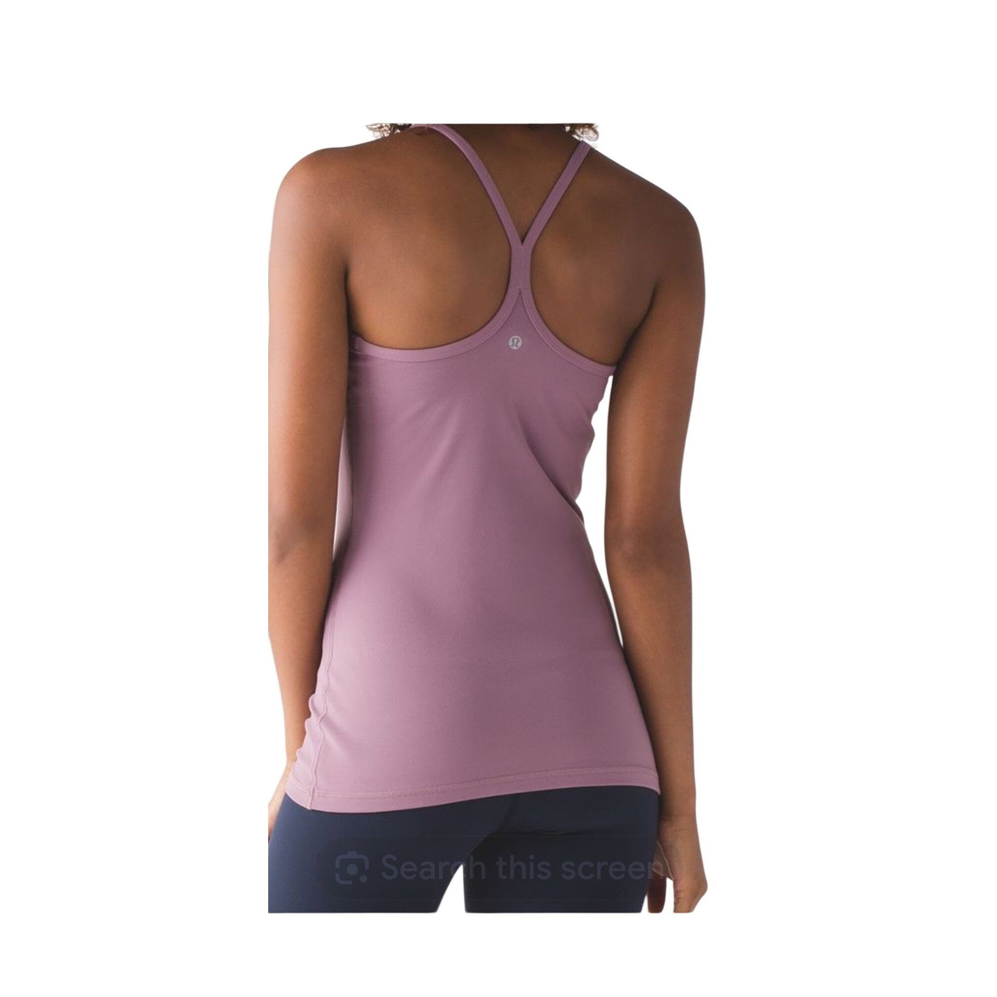Lululemon Lululemon Power Y Tank Top Dusty Mauve Small Sz 6 Stretch Sh Size M / US 6-8 / IT 42-44 - 3 Thumbnail