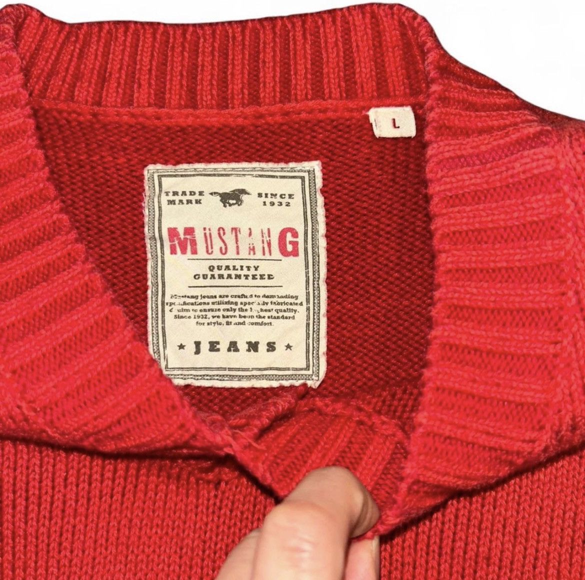 Mustang Vintage Mustang Sweater Size L / US 10 / IT 46 - 2 Thumbnail