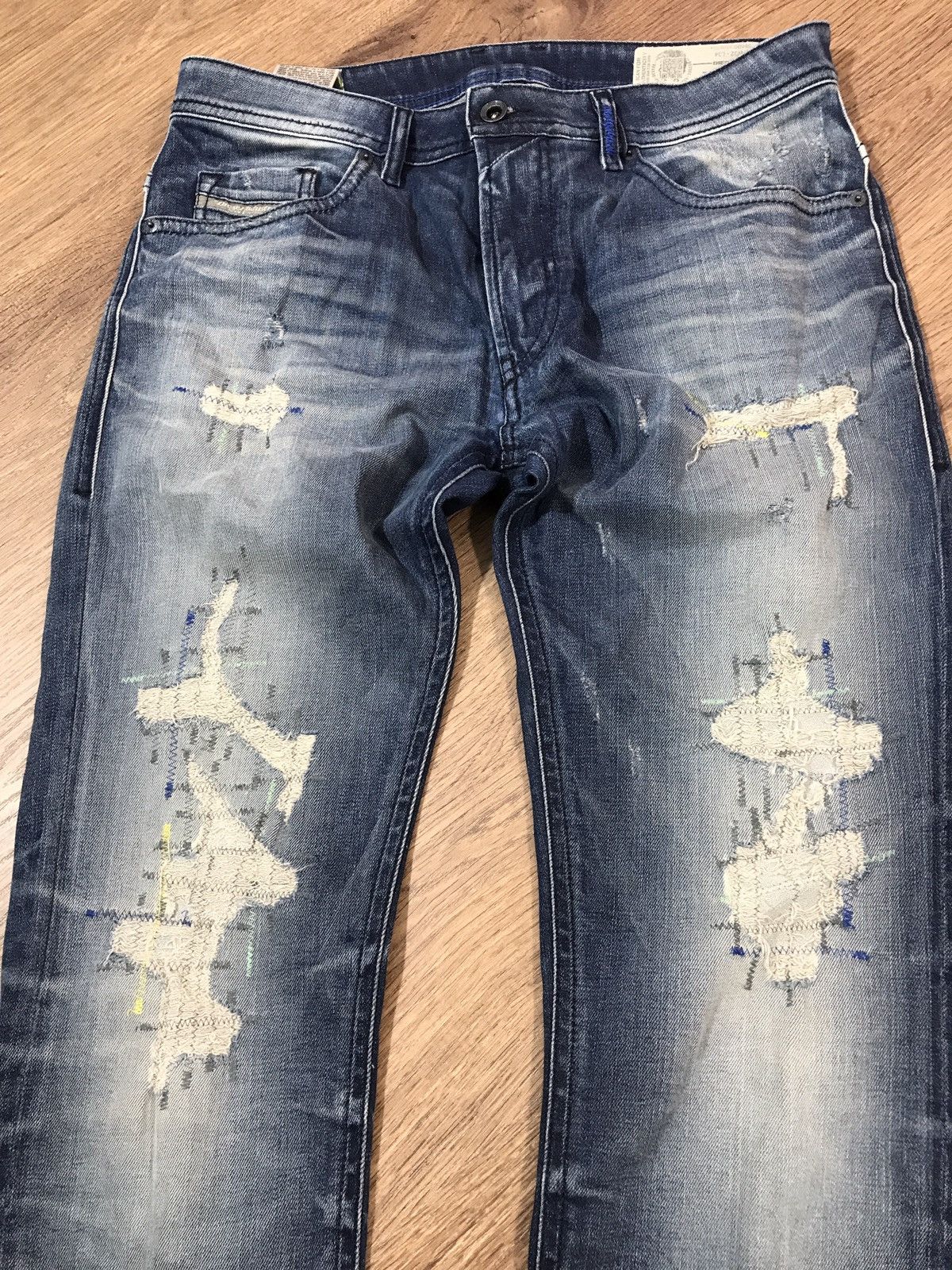 Diesel Vintage Diesel Thommer Distressed denim pants jeans size 32 Size US 32 / EU 48 - 3 Thumbnail
