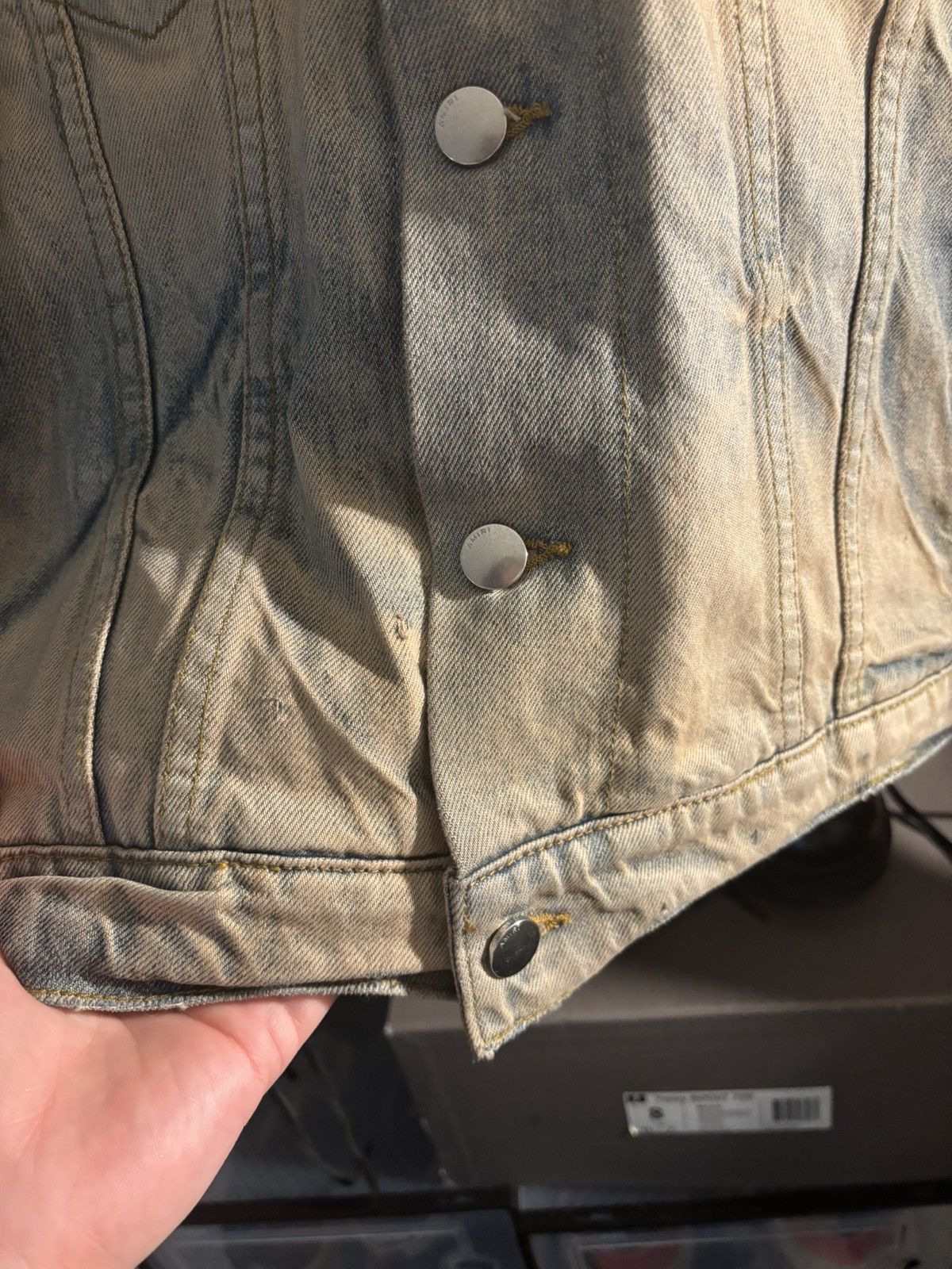Amiri Amiri Two Tone Trucker Jacket Size US M / EU 48-50 / 2 - 5 Thumbnail