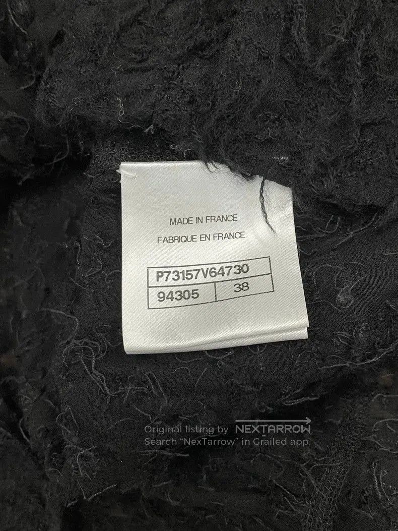 Chanel Chanel 22A Black Furry Jacket. Size US M / EU 48-50 / 2 - 6 Thumbnail