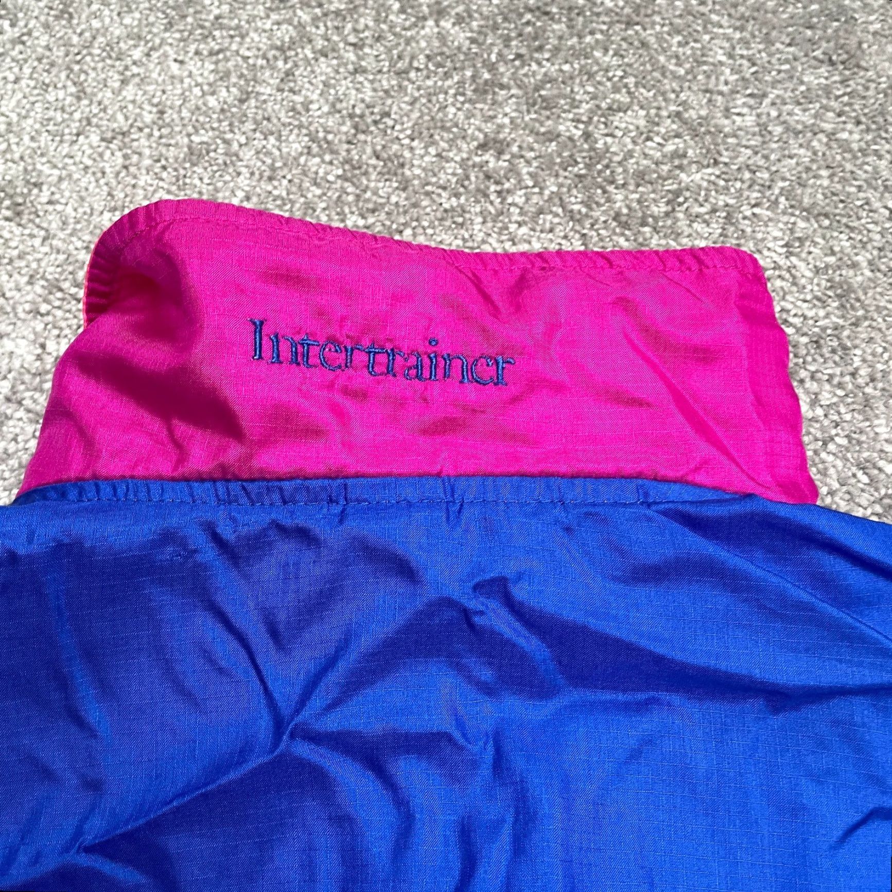 Pinko VINTAGE Columbia Windbreaker Jacket Womens Medium Blue Size M / US 6-8 / IT 42-44 - 4 Thumbnail