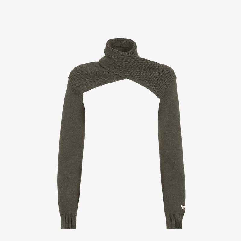 Fendi o1s1wg110326 Shrug in Green Size XL / US 12-14 / IT 48-50 - 1 Thumbnail