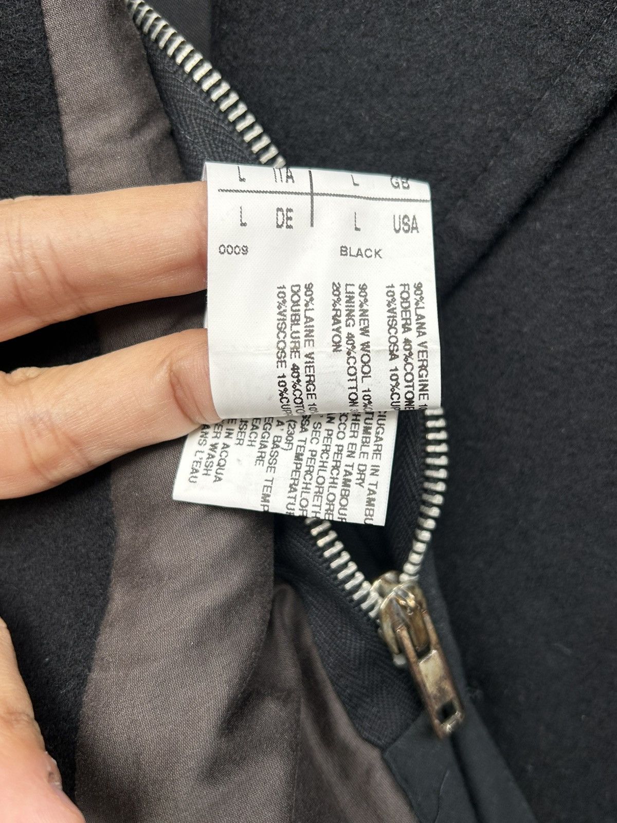 Rick Owens Rick Owens Virgin Wool Cashmere Trench Coat Size US L / EU 52-54 / 3 - 8 Thumbnail
