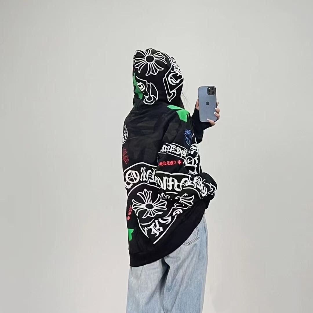 Chrome Hearts Chrome Hearts Multi Cross & Horseshoe Pullover Hoodie Size US L / EU 52-54 / 3 - 18 Thumbnail