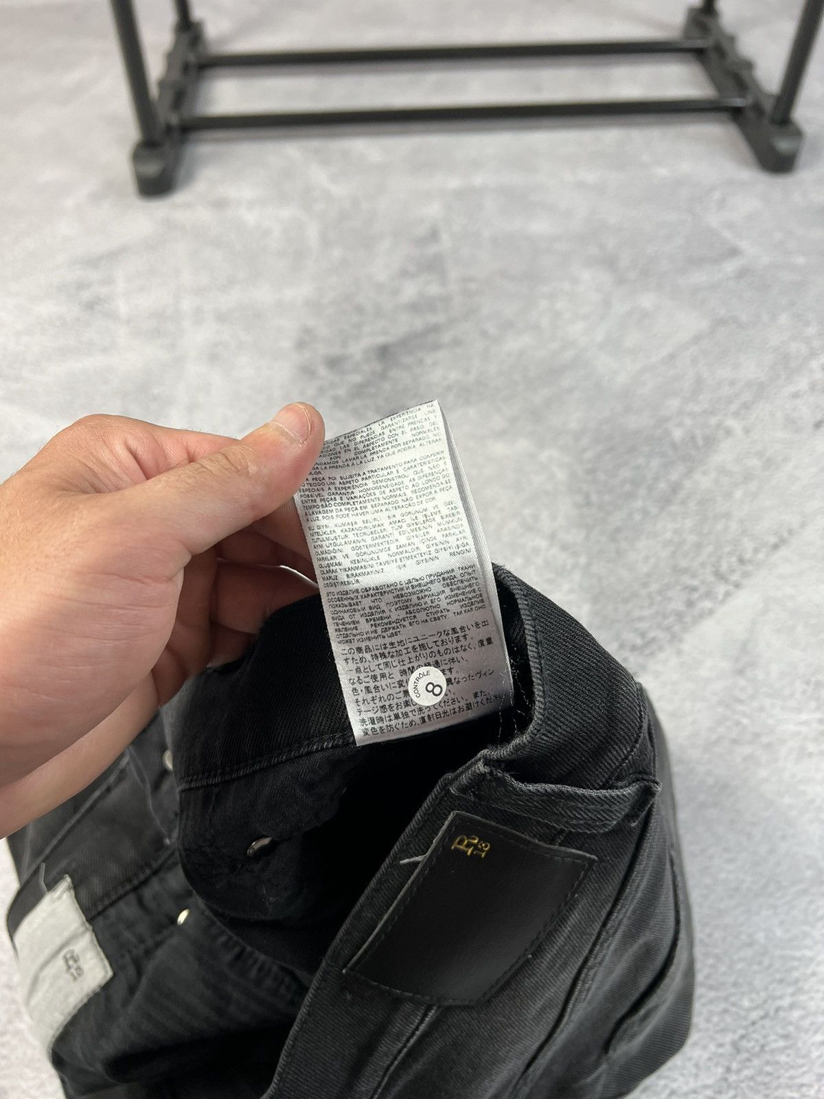 R13 R13 Cooper Tapered Drop Jeans, made in Italy Size US 31 - 17 Thumbnail