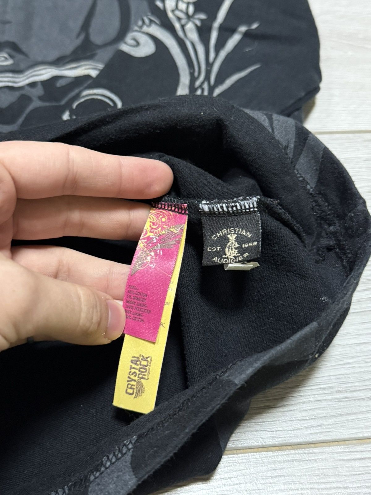 Christian Audigier Christian Audigier Crystal Rock all over zip hoodie Size M / US 6-8 / IT 42-44 - 7 Thumbnail