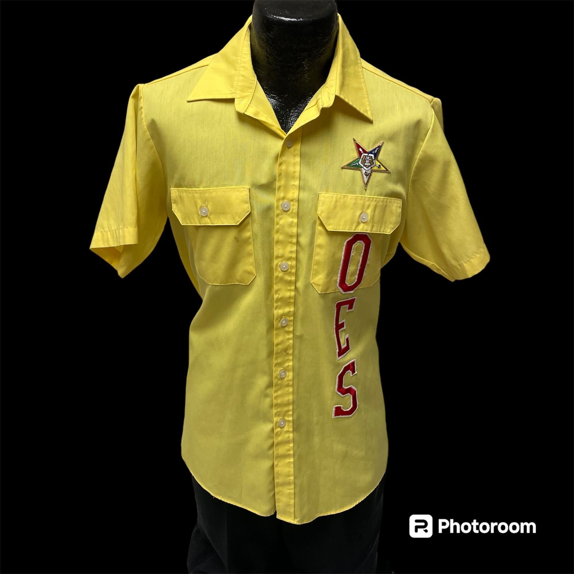 Other Vtg MASONIC Order of the Eastern Star OES Fraternal Shirt Size US XL / EU 56 / 4 - 2 Thumbnail