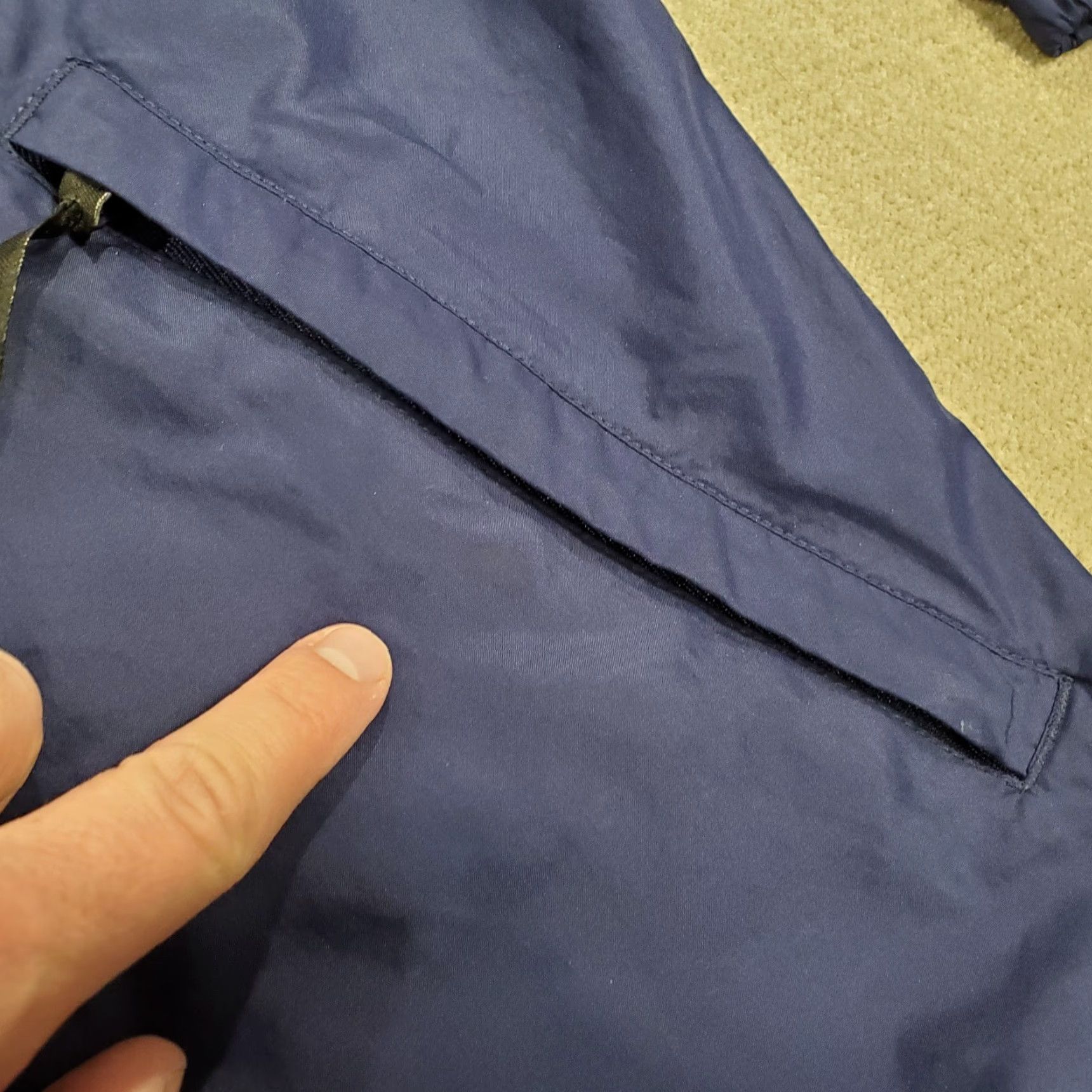 Adidas VINTAGE adidas Jacket Mens 2XL Windbreaker Blue Logo Pockets 90s Y2K Outdoor Vented Hooded Regular Jacket Mens Size US XXL / EU 58 / 5 - 6 Thumbnail