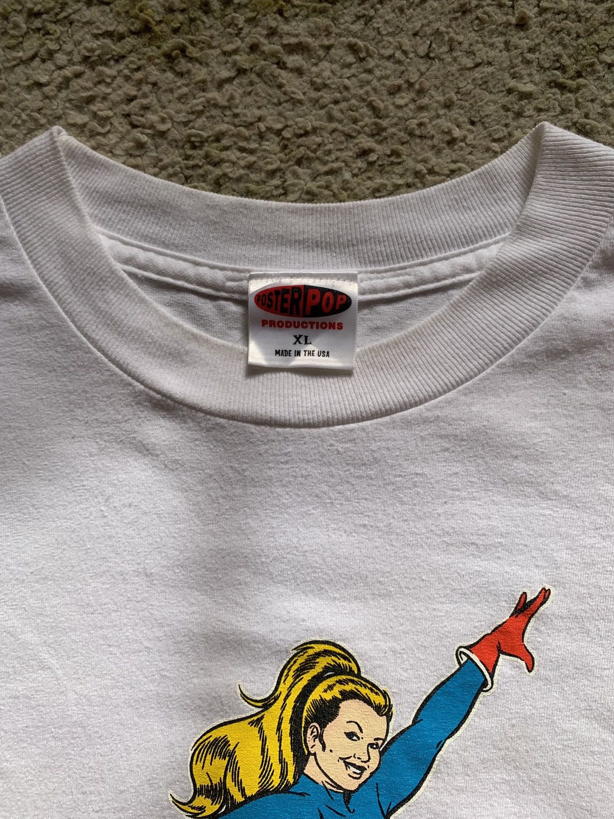 Band Tees × Hook-Ups × Vintage Vintage 1997 Poster Pop Coop Superhero Band Tee Hook Ups Tee Size US XL / EU 56 / 4 - 3 Thumbnail