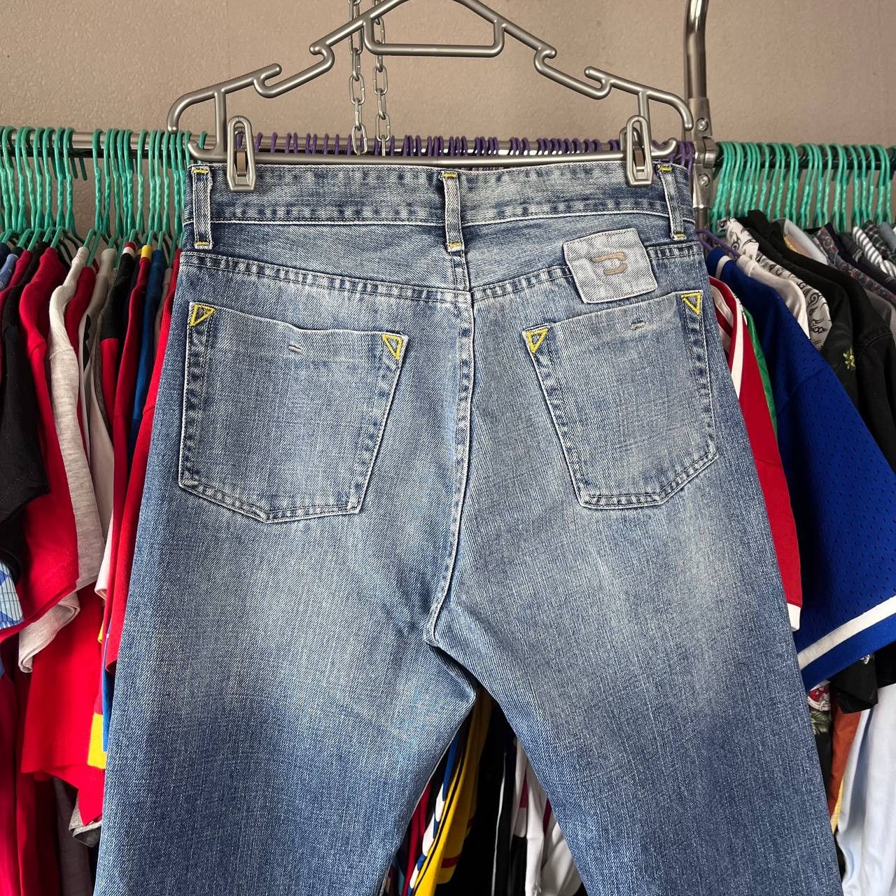 Diesel Vintage Diesel Industry Blue Denim Wide Pants Y2K Size 33 Size US 33 - 1 Thumbnail