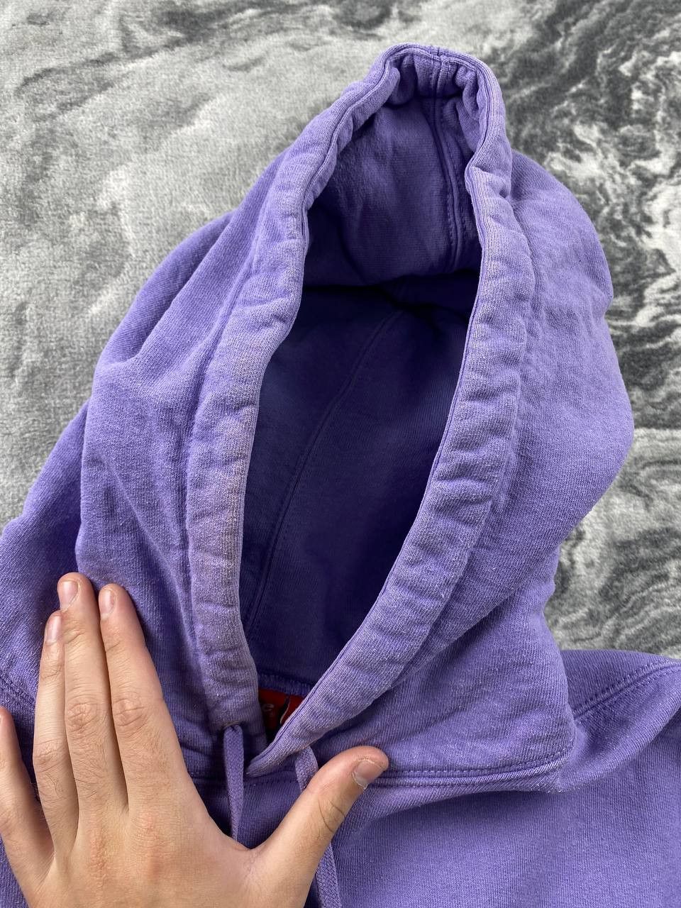 Supreme Supreme Nose Bleed Hoodie Big Logo Men Size M Purple Size US M / EU 48-50 / 2 - 17 Thumbnail